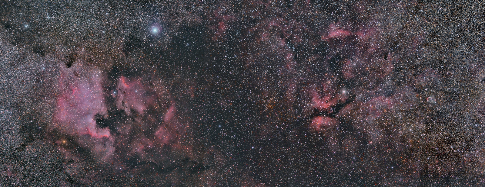 NGC 7000 + Sadr + NGC 6888
