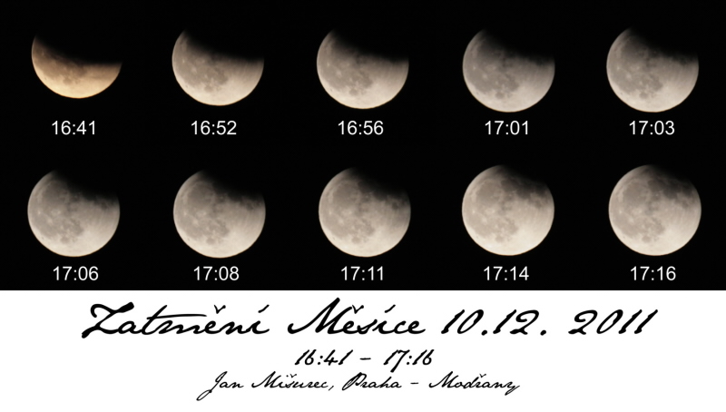 Zatmění Měsíce 10.12. 2011