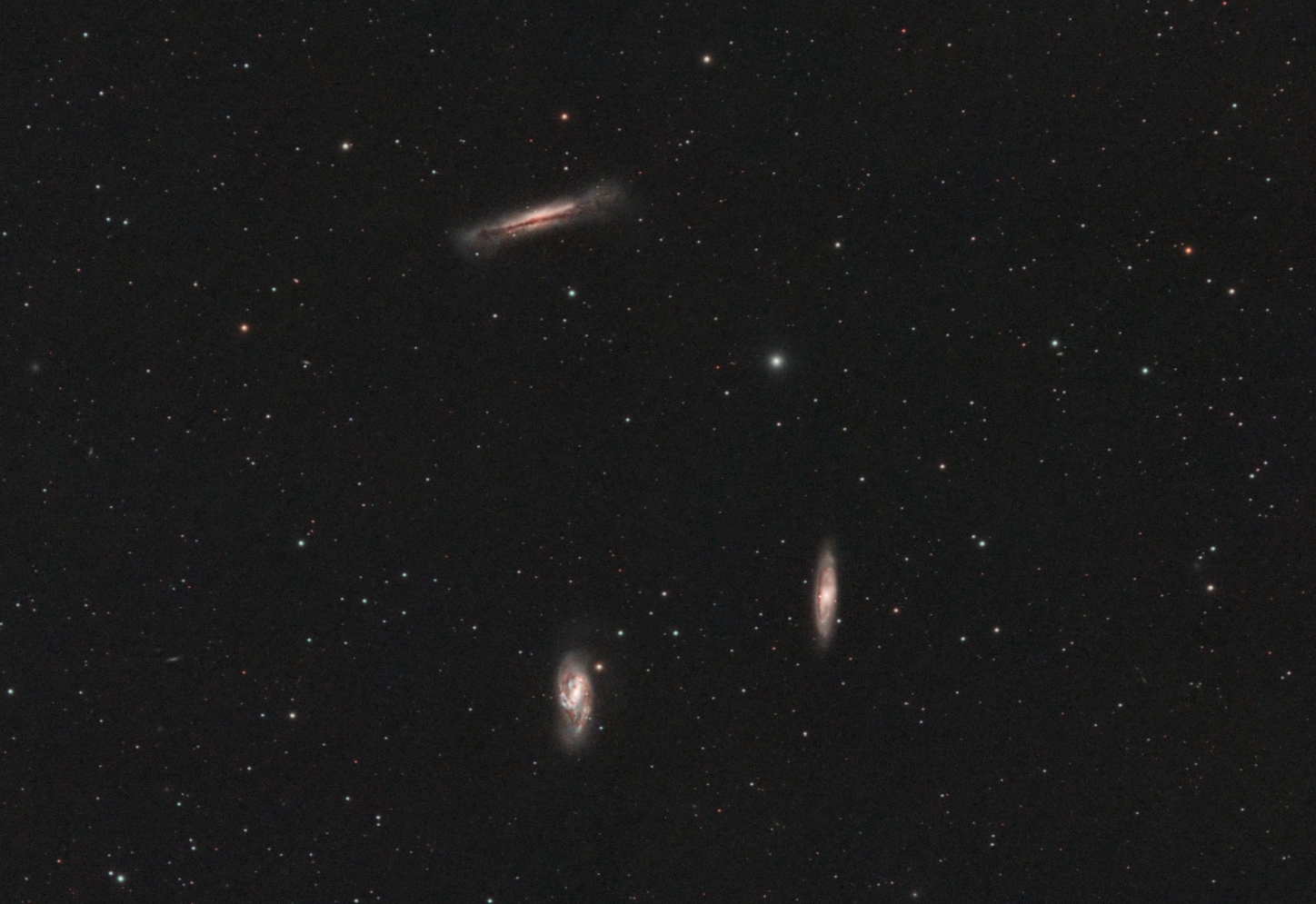 Leo Triplet - M65, M66, NGC3628