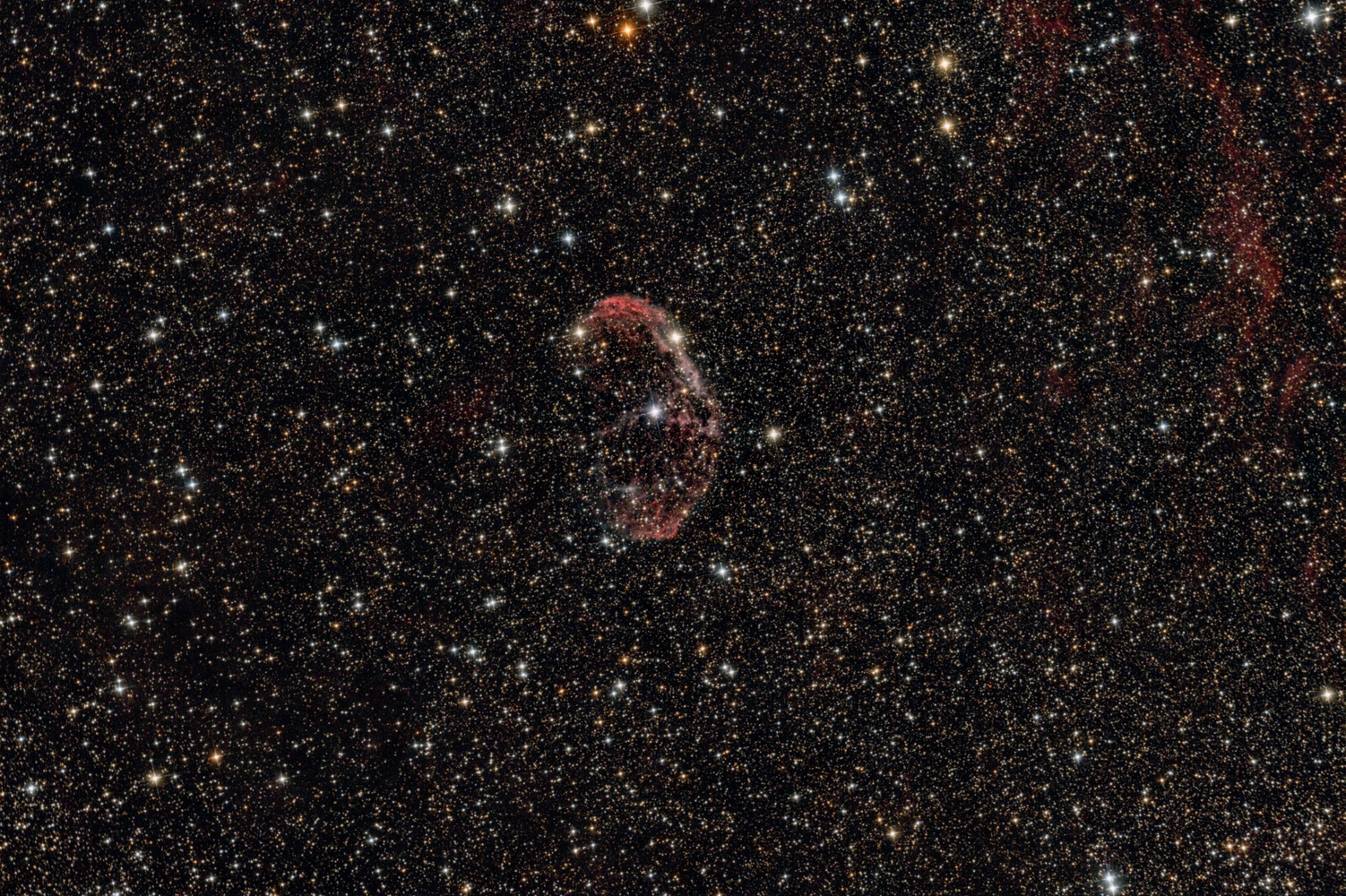 NGC 6888, Srpkova mlhovina v Labuti