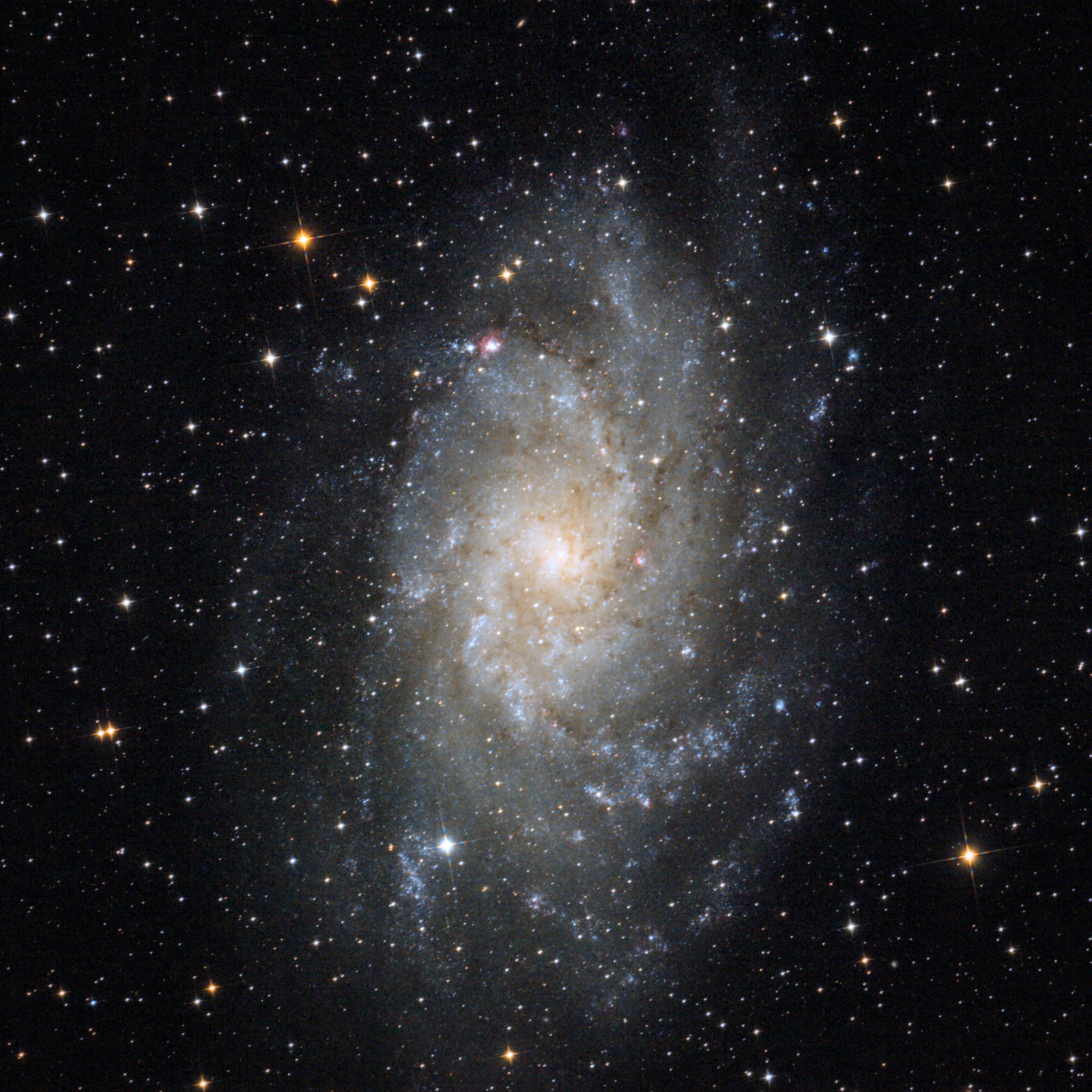 Galaxie M33 v Tri