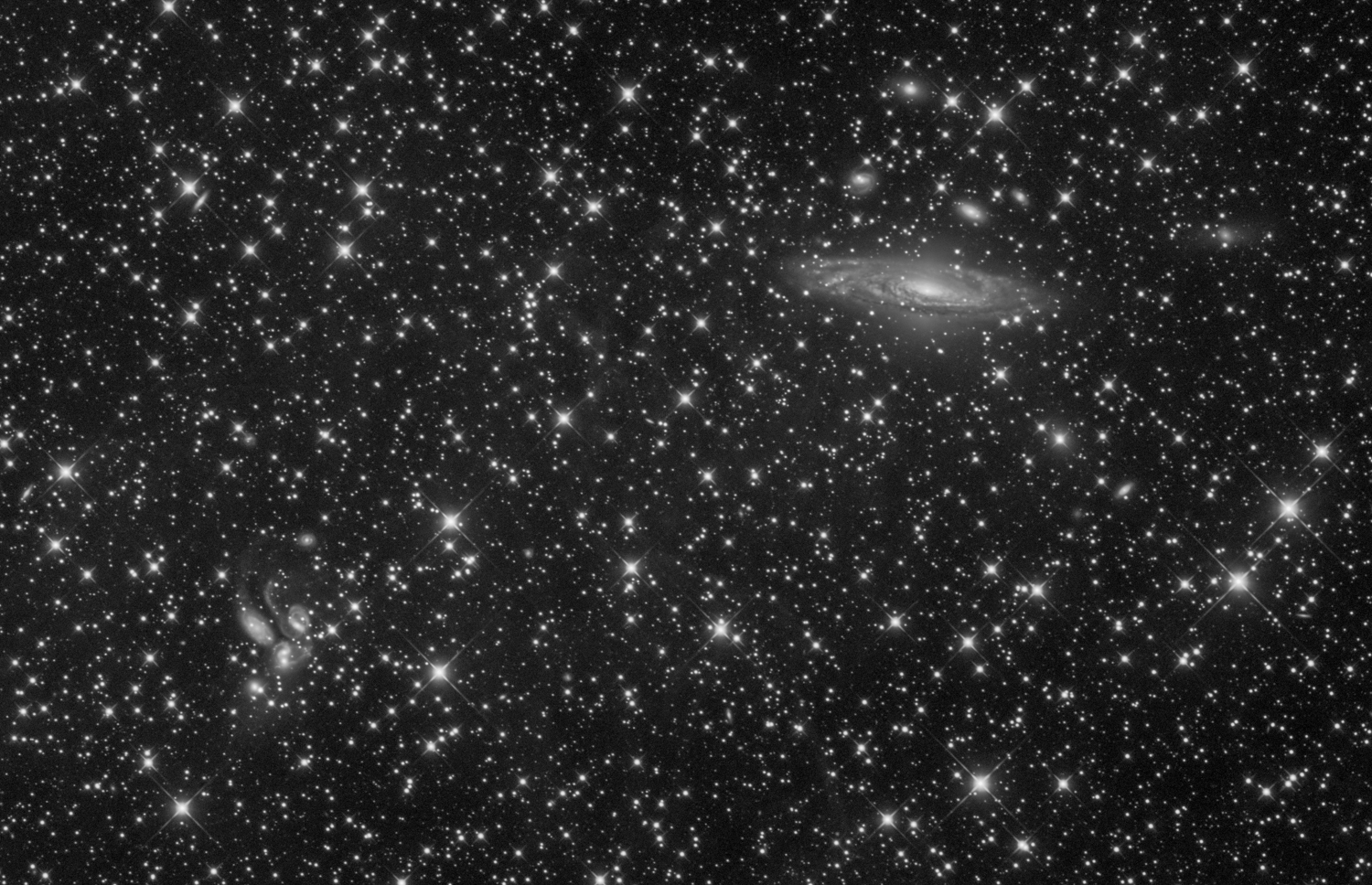 Galaxy NGC 7331 & Stephan´s quintet in Peg