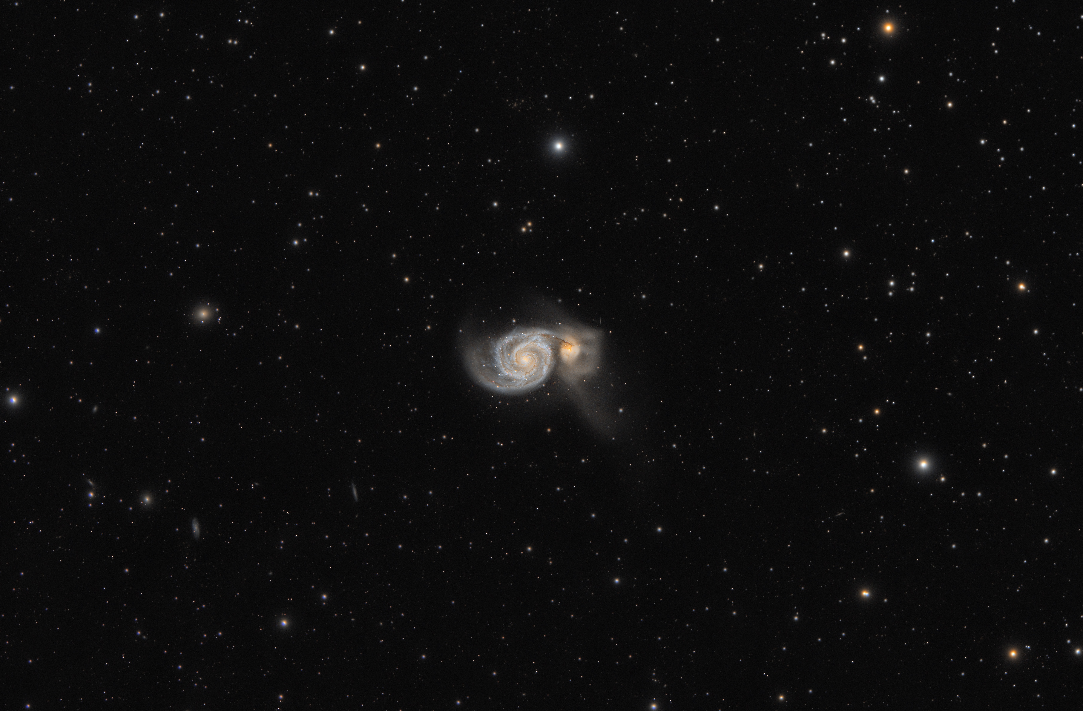 M51, NGC5195