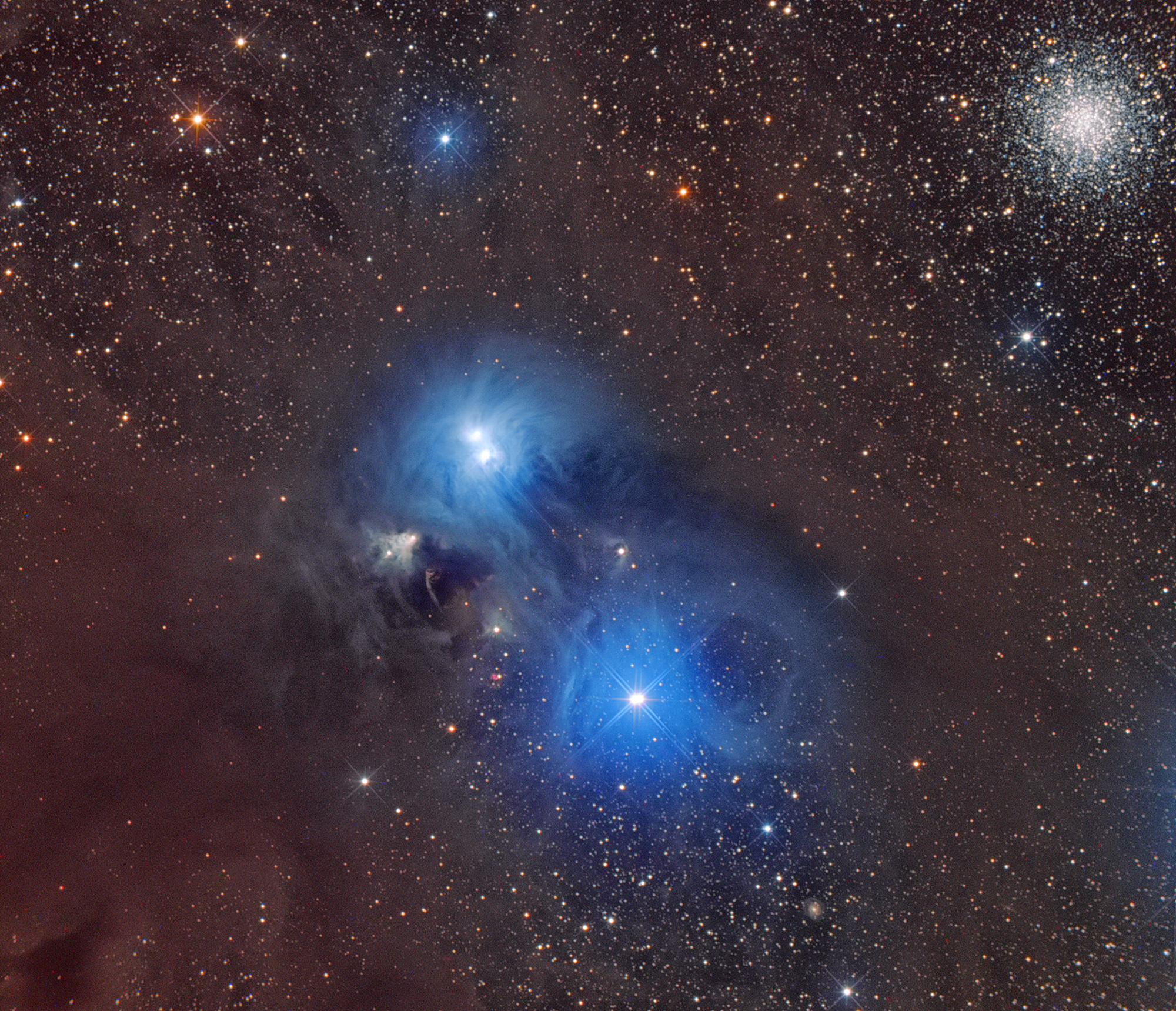 NGC 6726, hmlovina mravenciar - LRGB