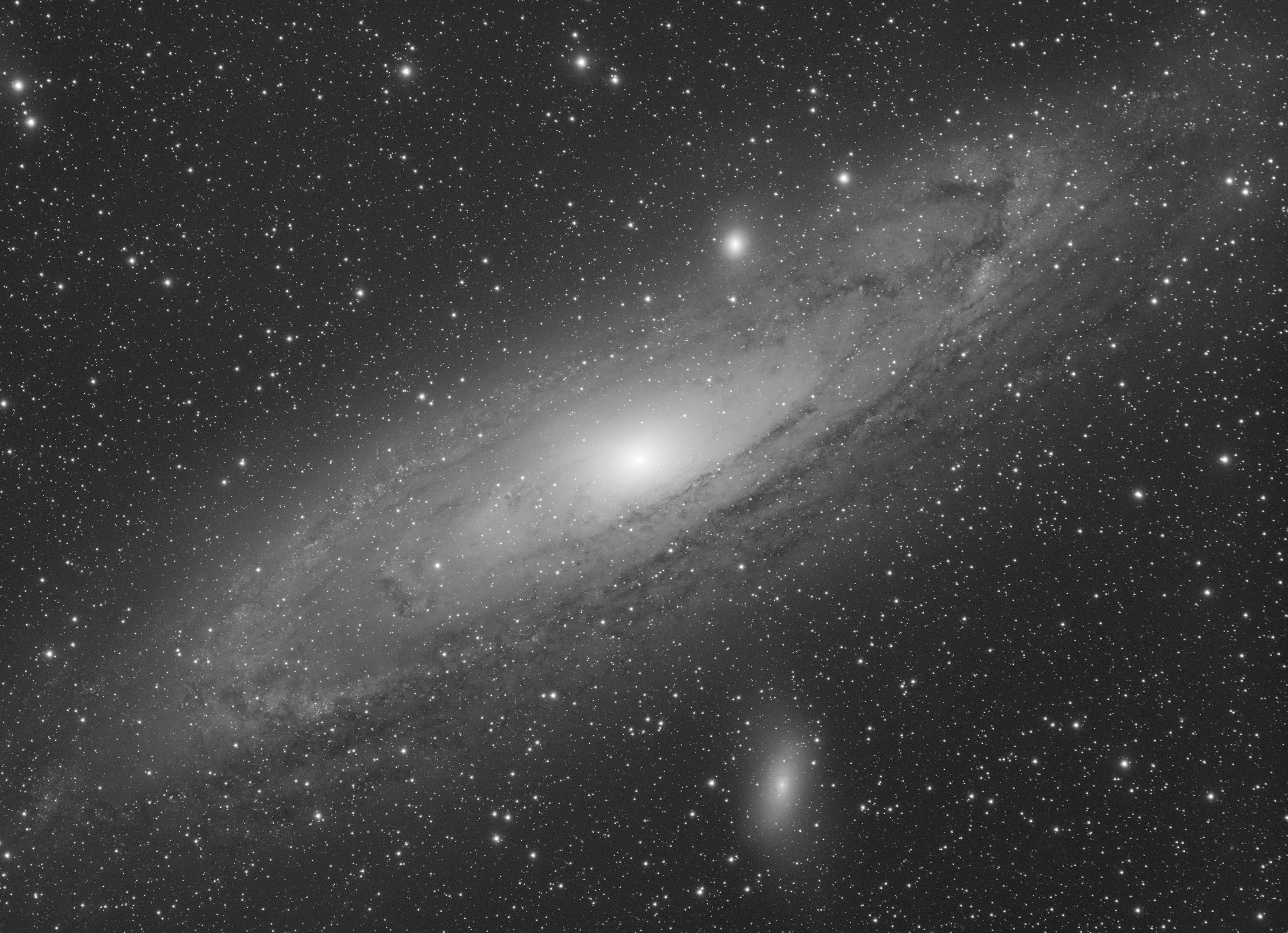 M31 - Luminance, reprocessed