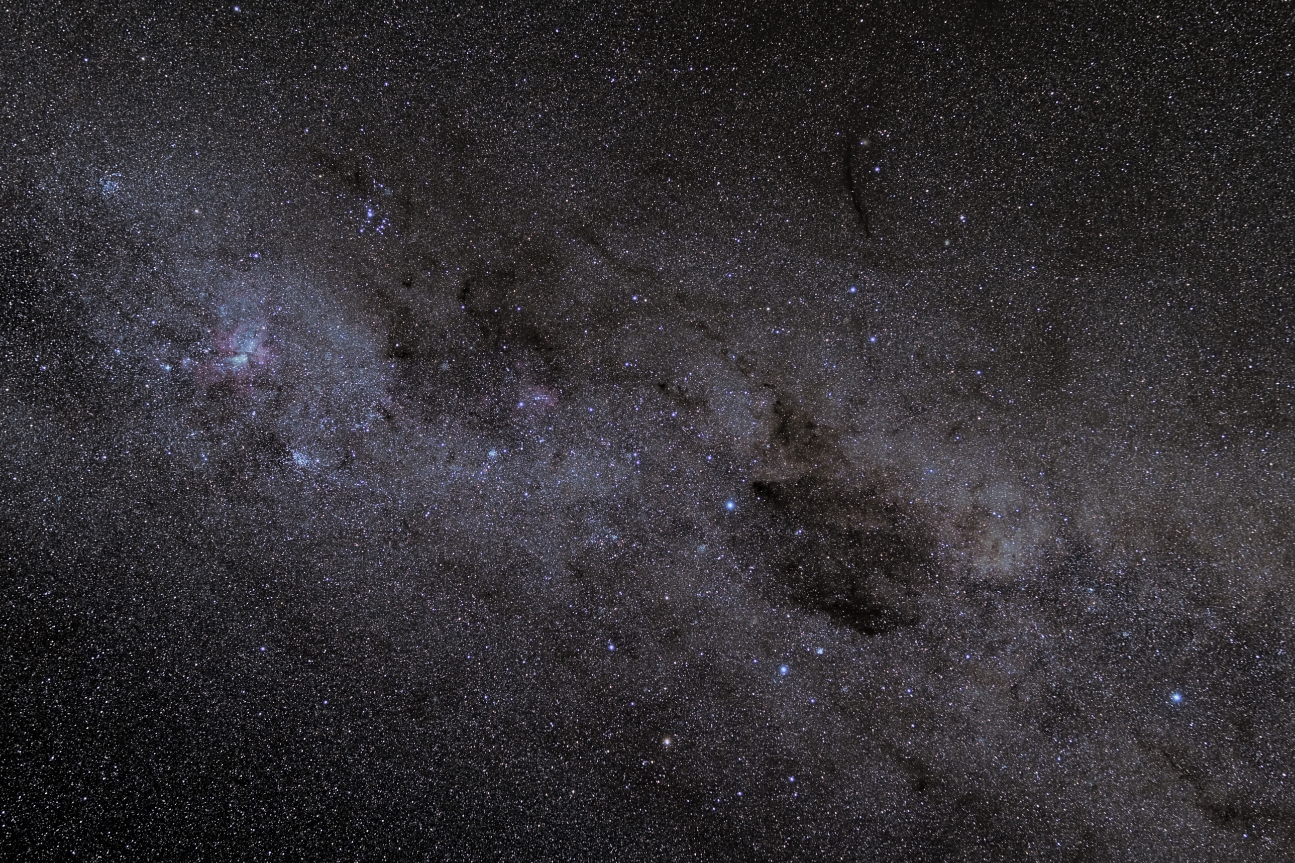 Crux, Musca, Carina, NGC3372, Coalsack