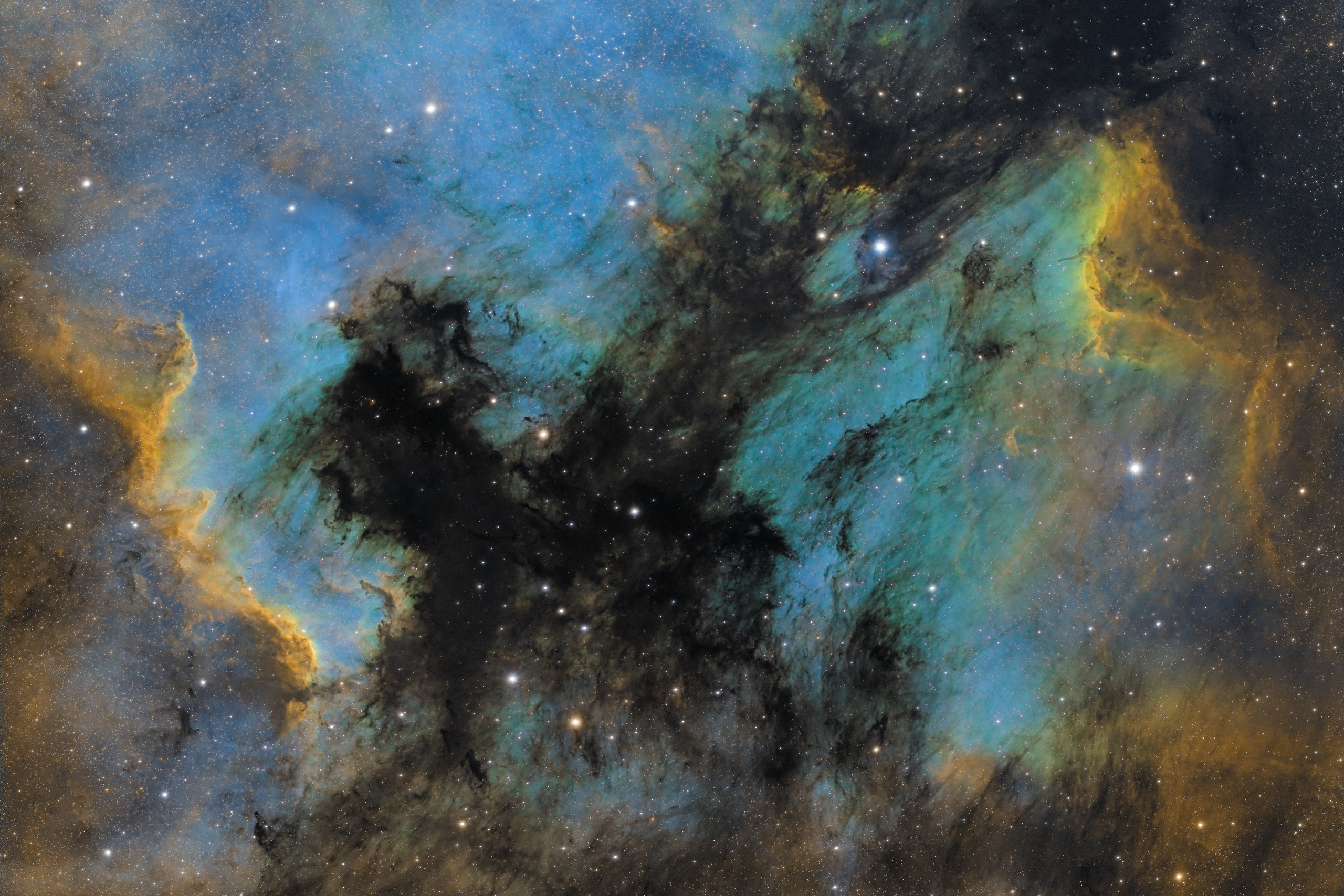 Pelican Nebula,  North America Nebula, IC5070, NGC7000