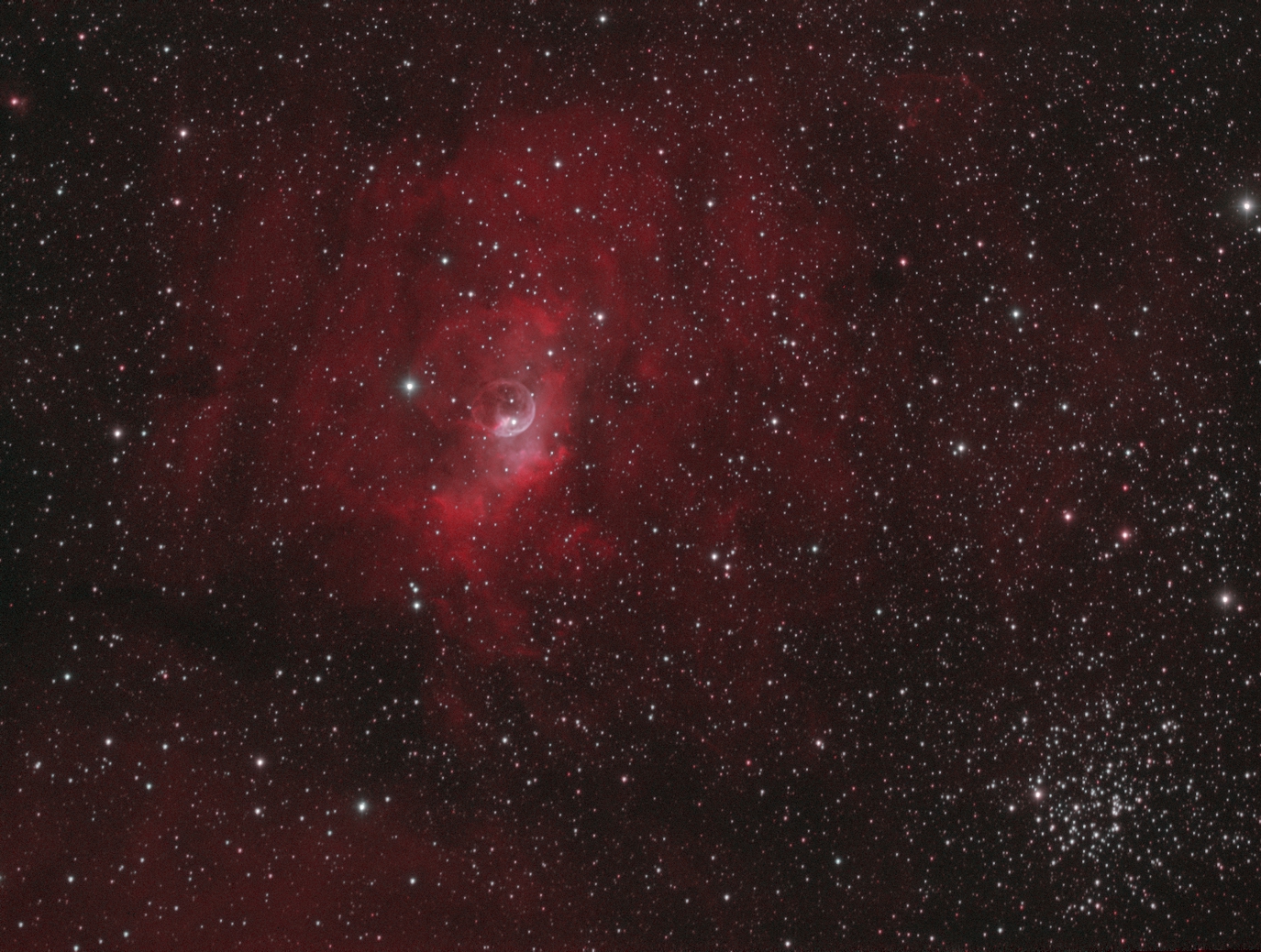 NGC 7365+M52 - Bicolor