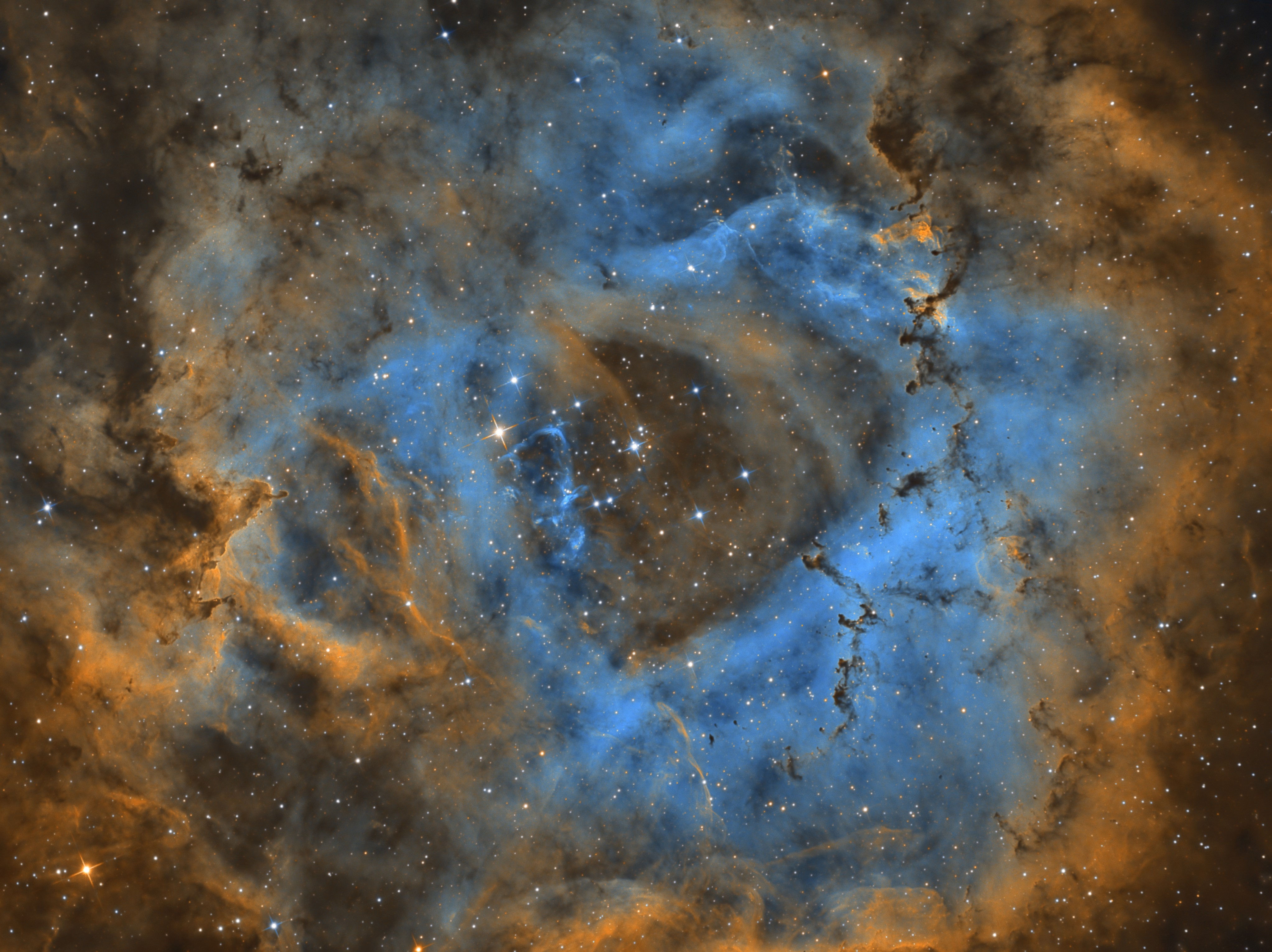 NGC 2238 - Rosette nebula - SHO