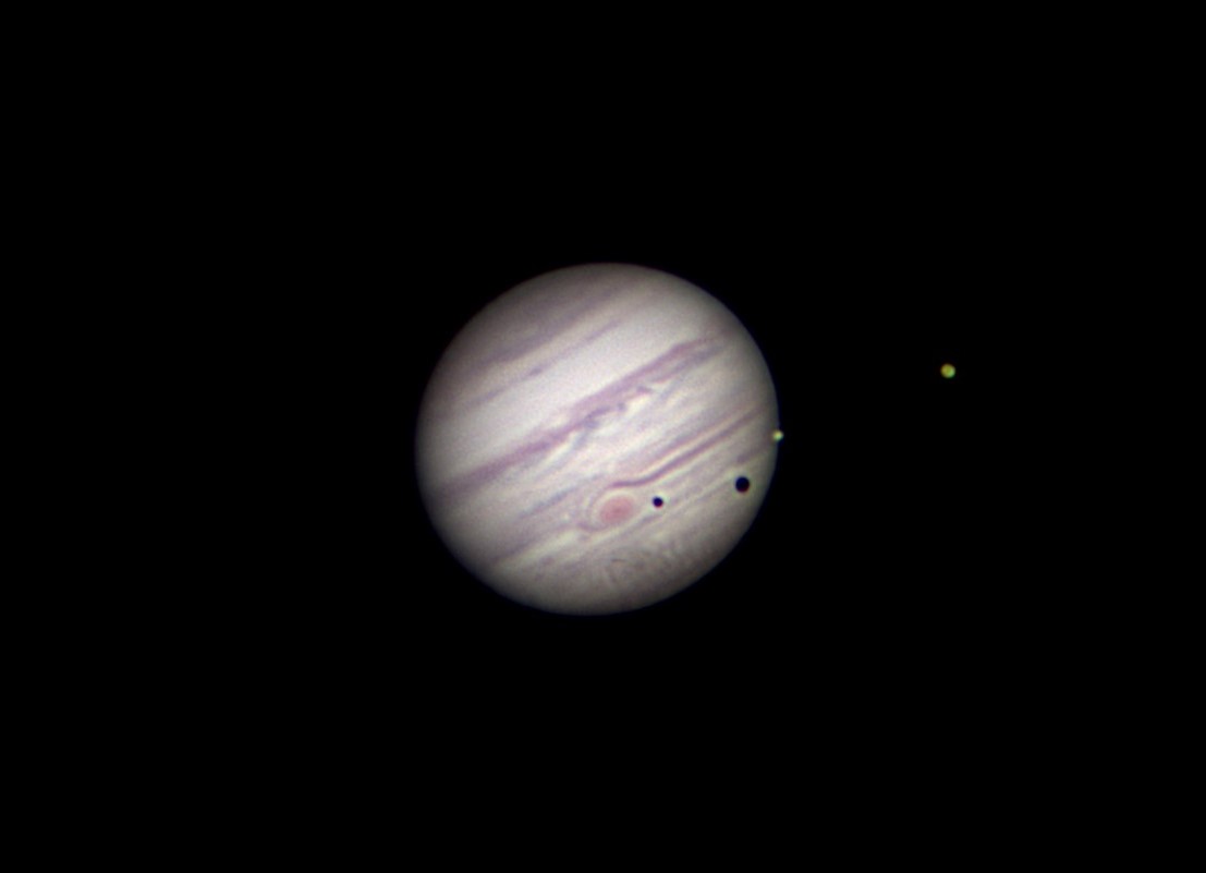 Jupiter, Europa a Ganymede