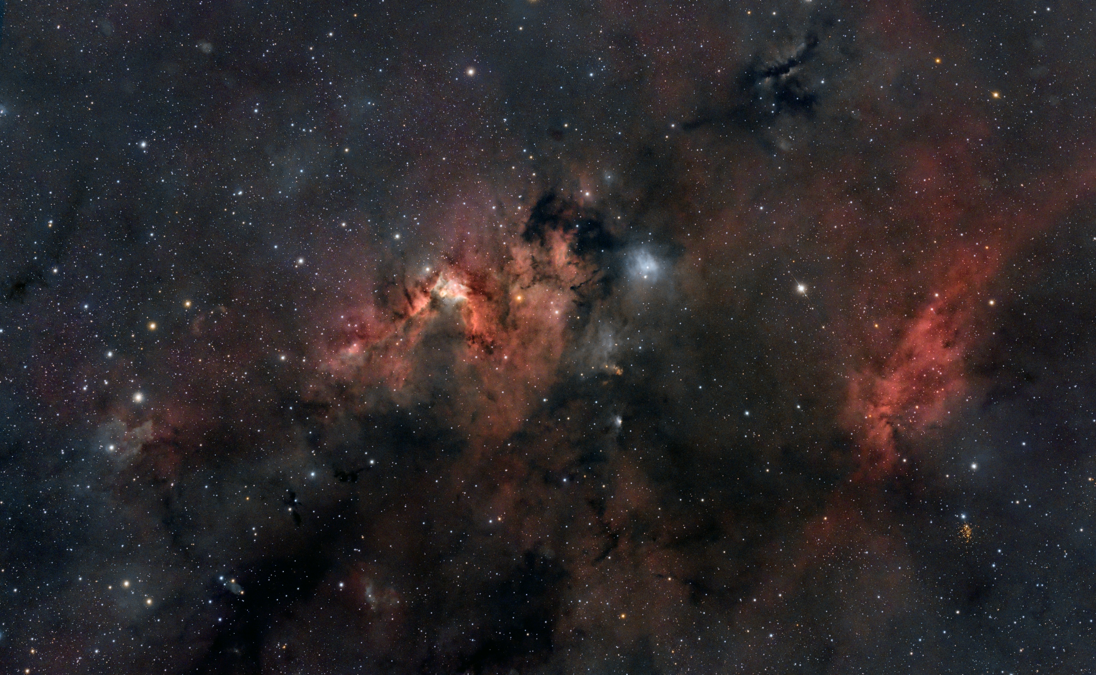 Sh2-155,  Sh2-154, VdB155, NGC7419