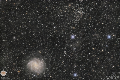NGC6946 a NGC6939