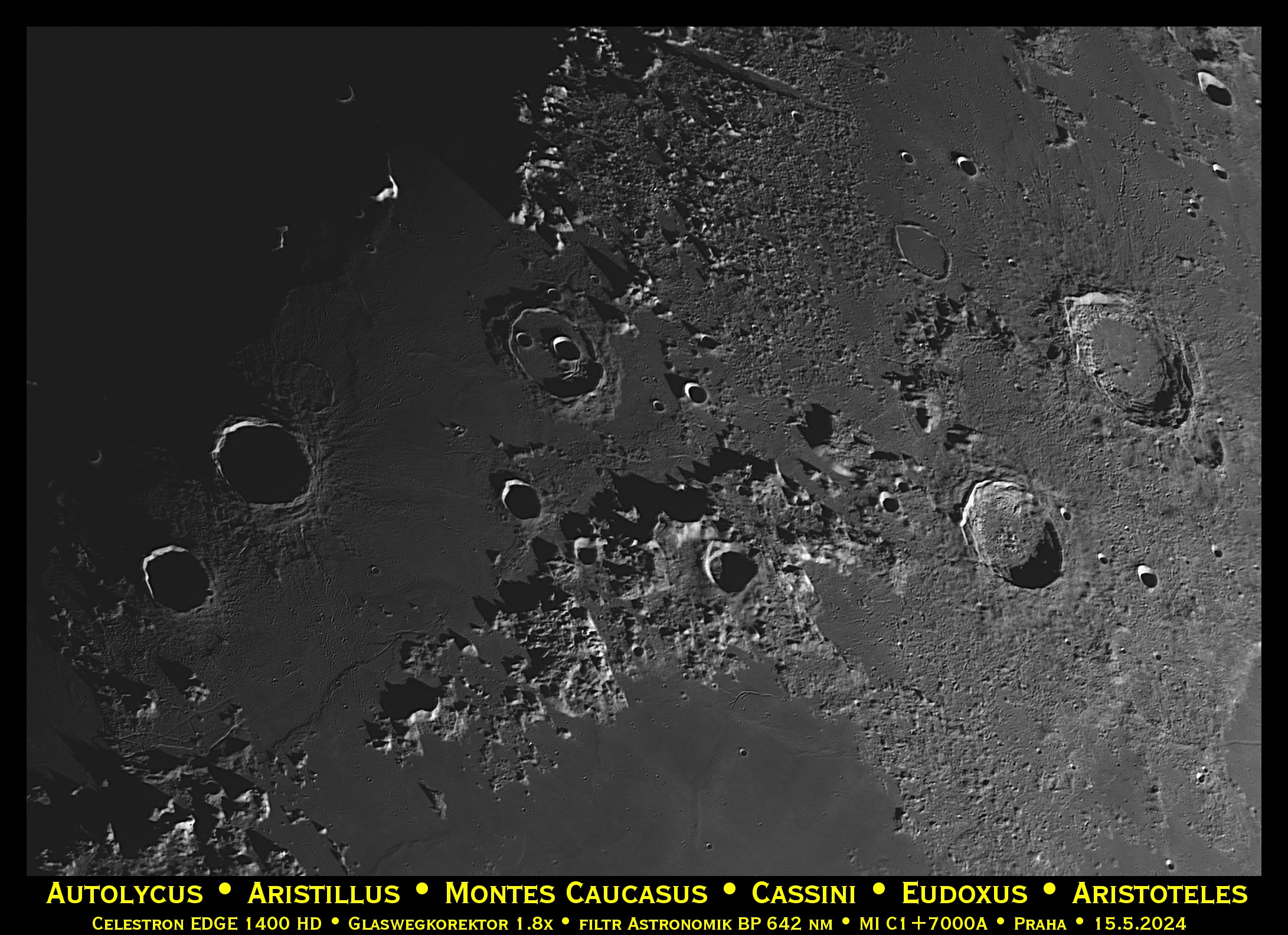 Měsíční pohoří Kavkaz