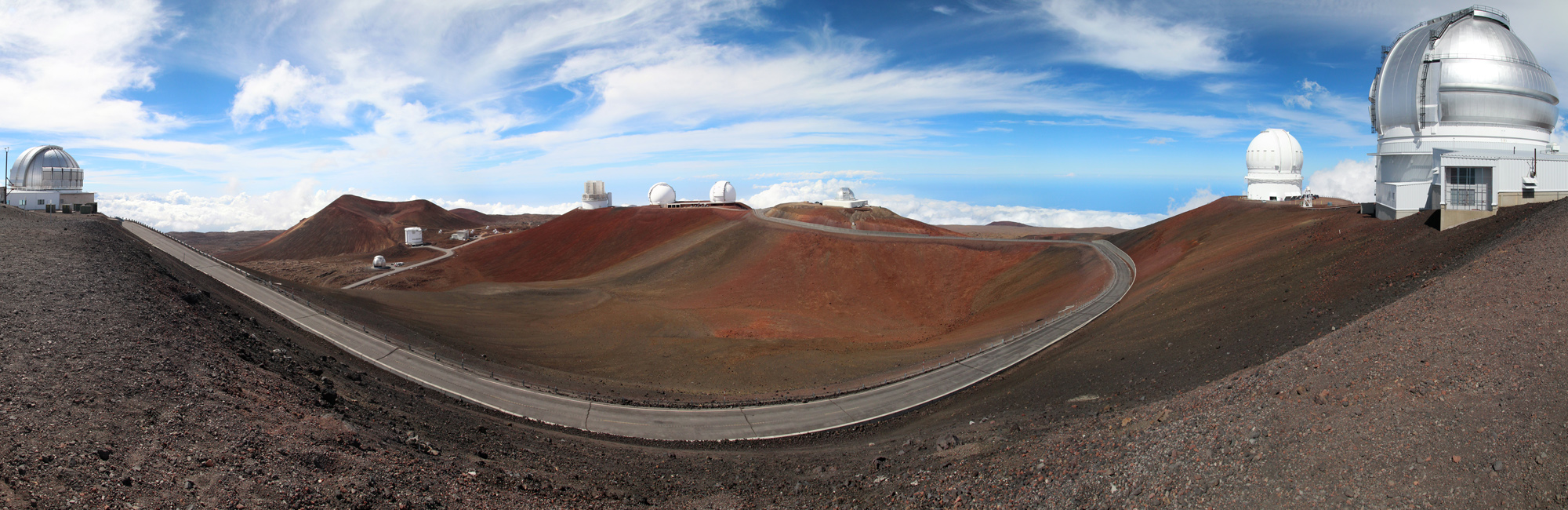 Mauna Kea: UKIRT, CSO, JCMT, Subaru, Keck, NASA IRTF, CFHT, GemN