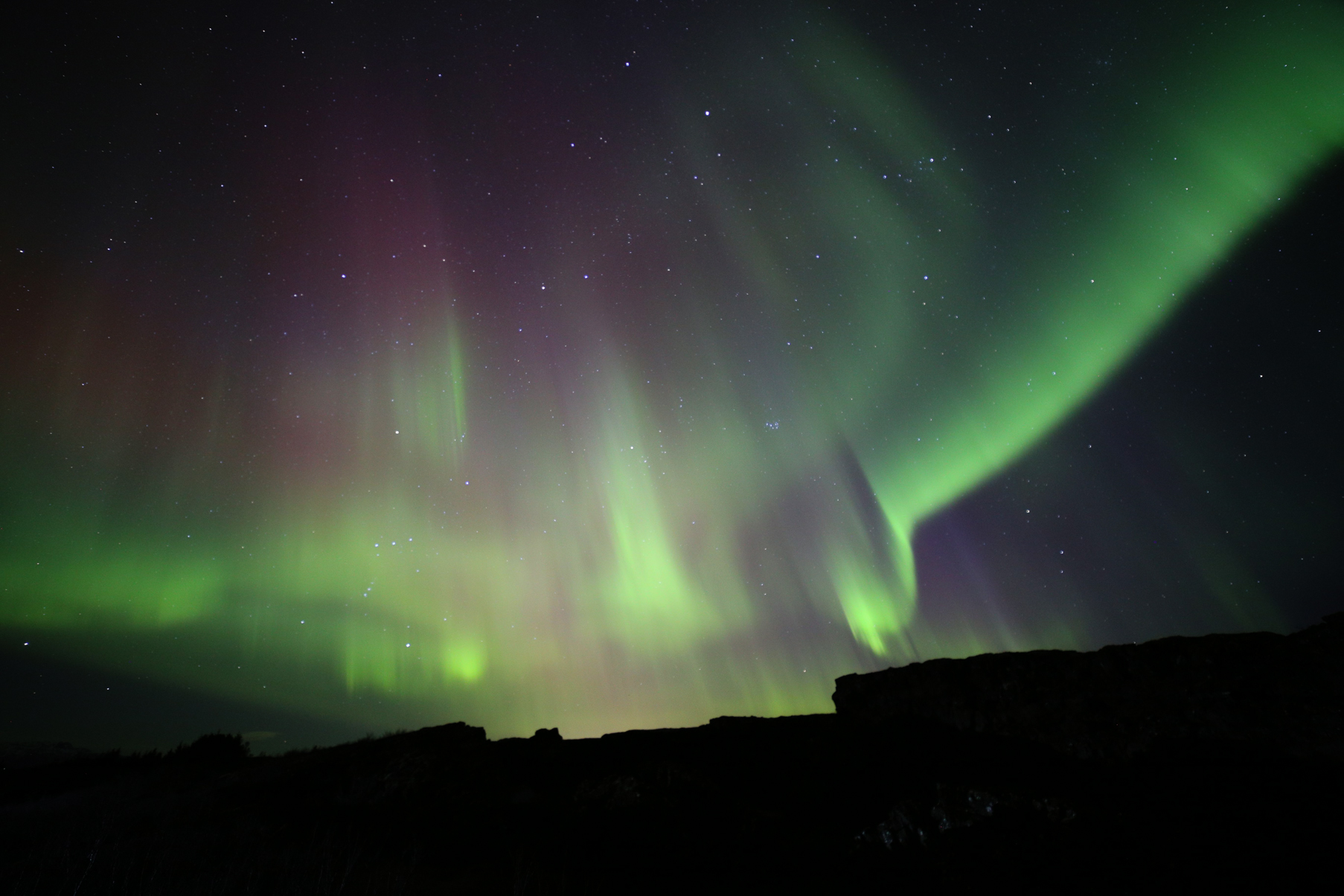 Aurora Borealis from Þingvellir - West (23:14)