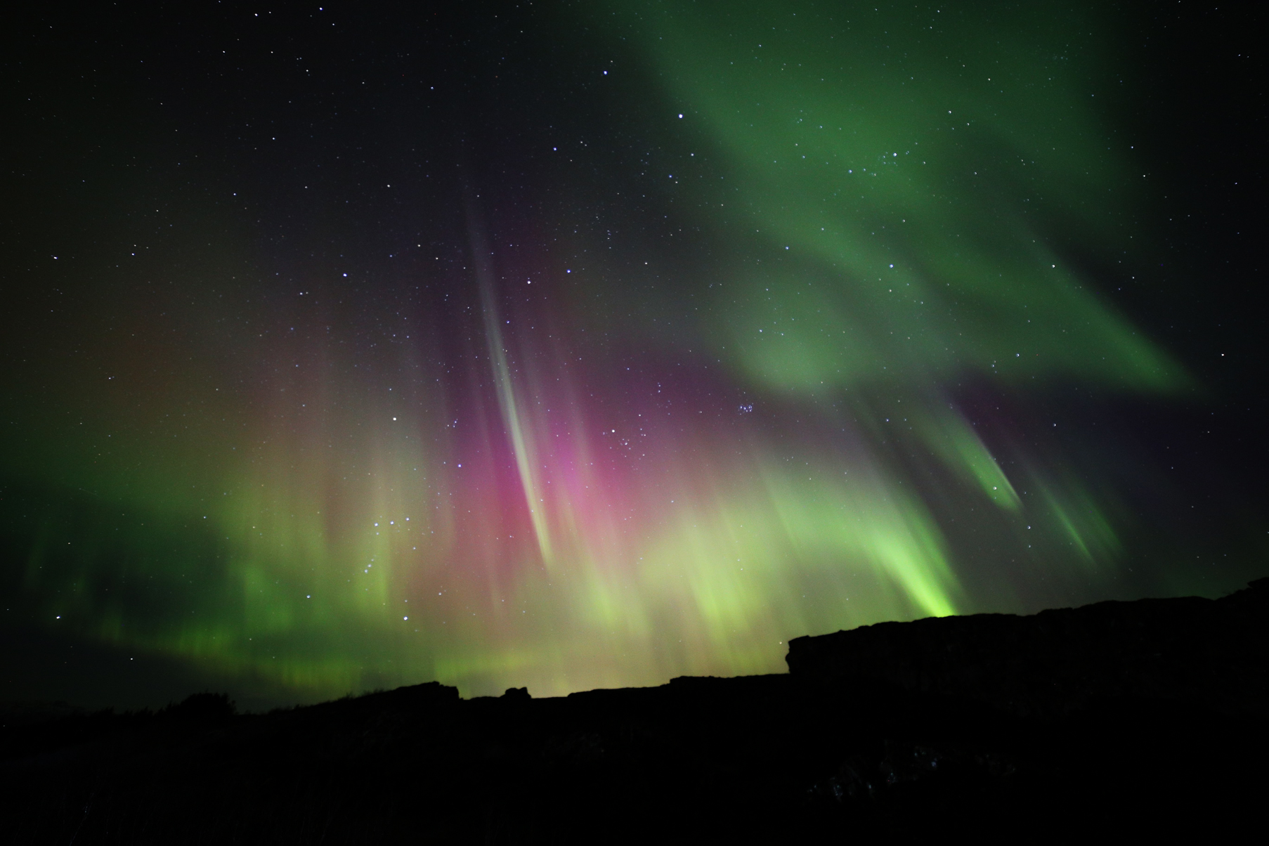 Aurora Borealis from Þingvellir - West (23:22)