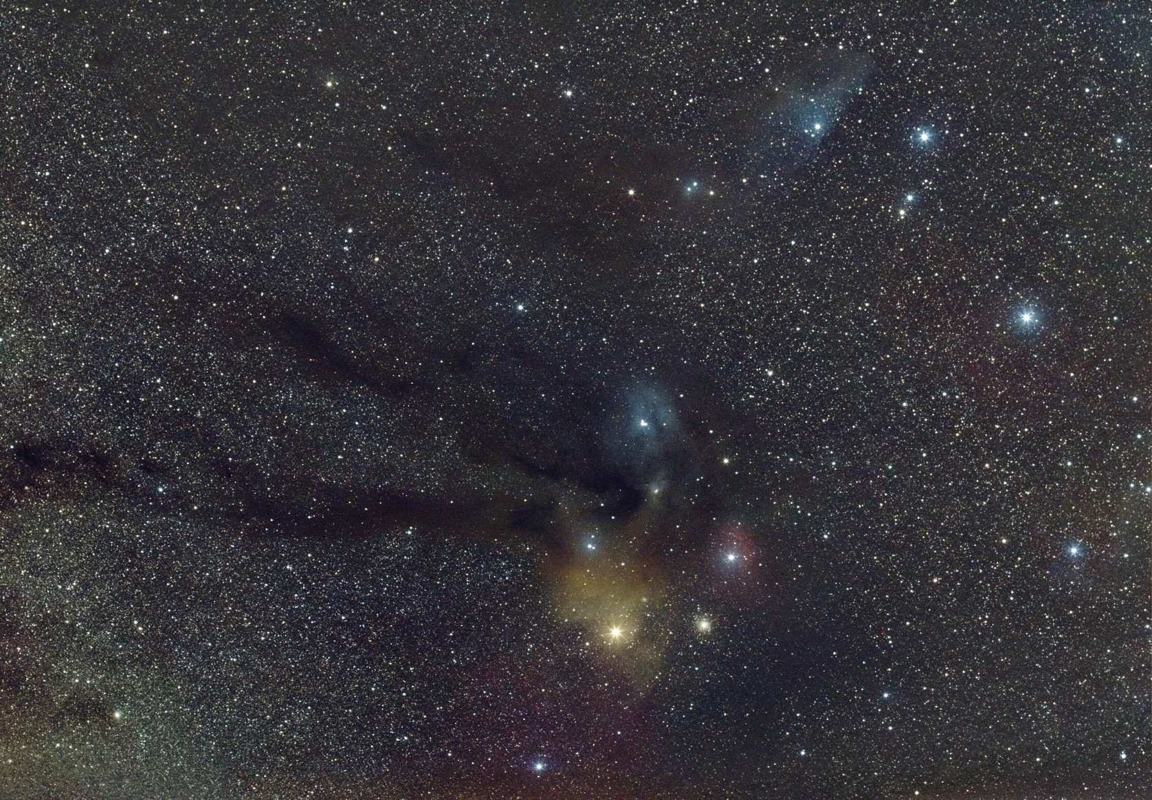 Hlava štíra, Antares, M4 aj.