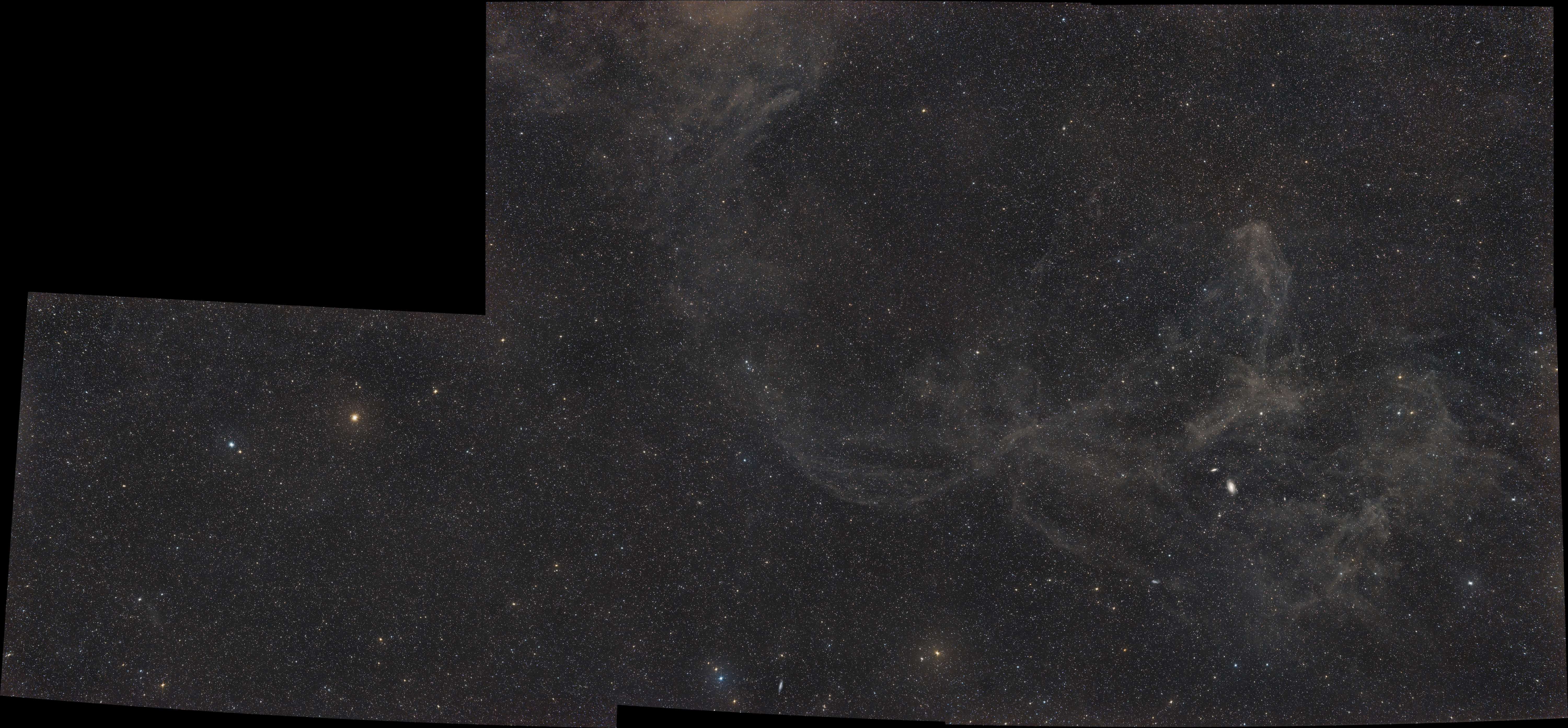 Mozaika Malého vozu s IFN (dokončeno 50%)