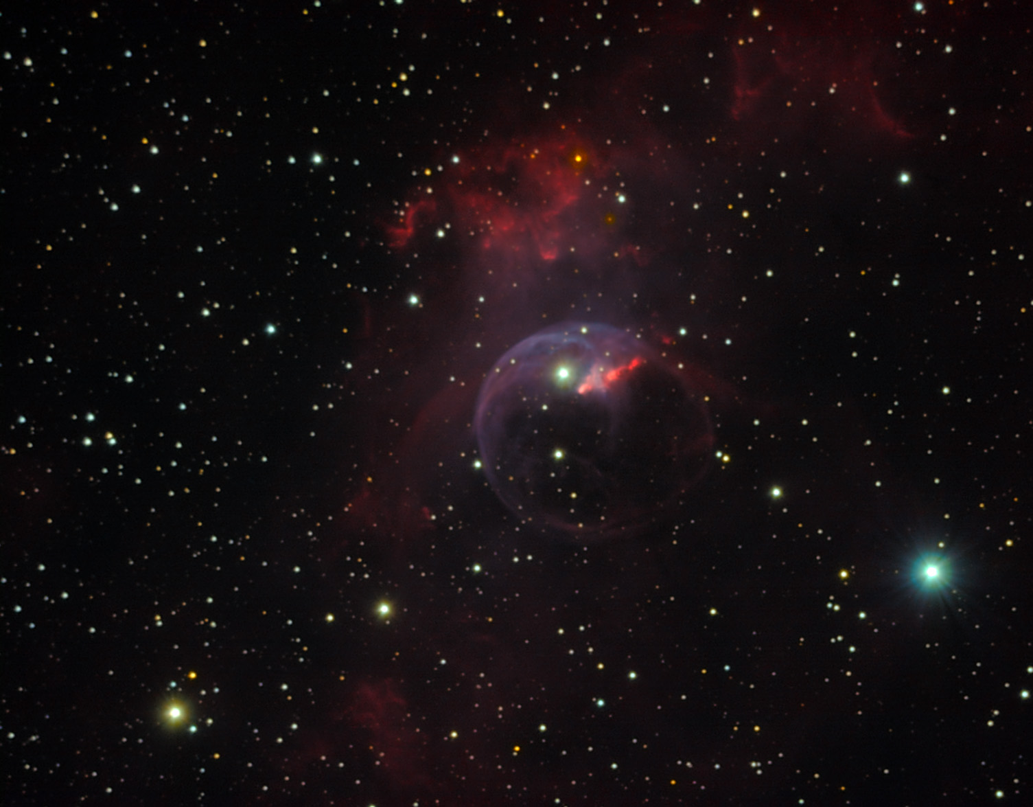 Mlhovina Bublinka - NGC 7635
