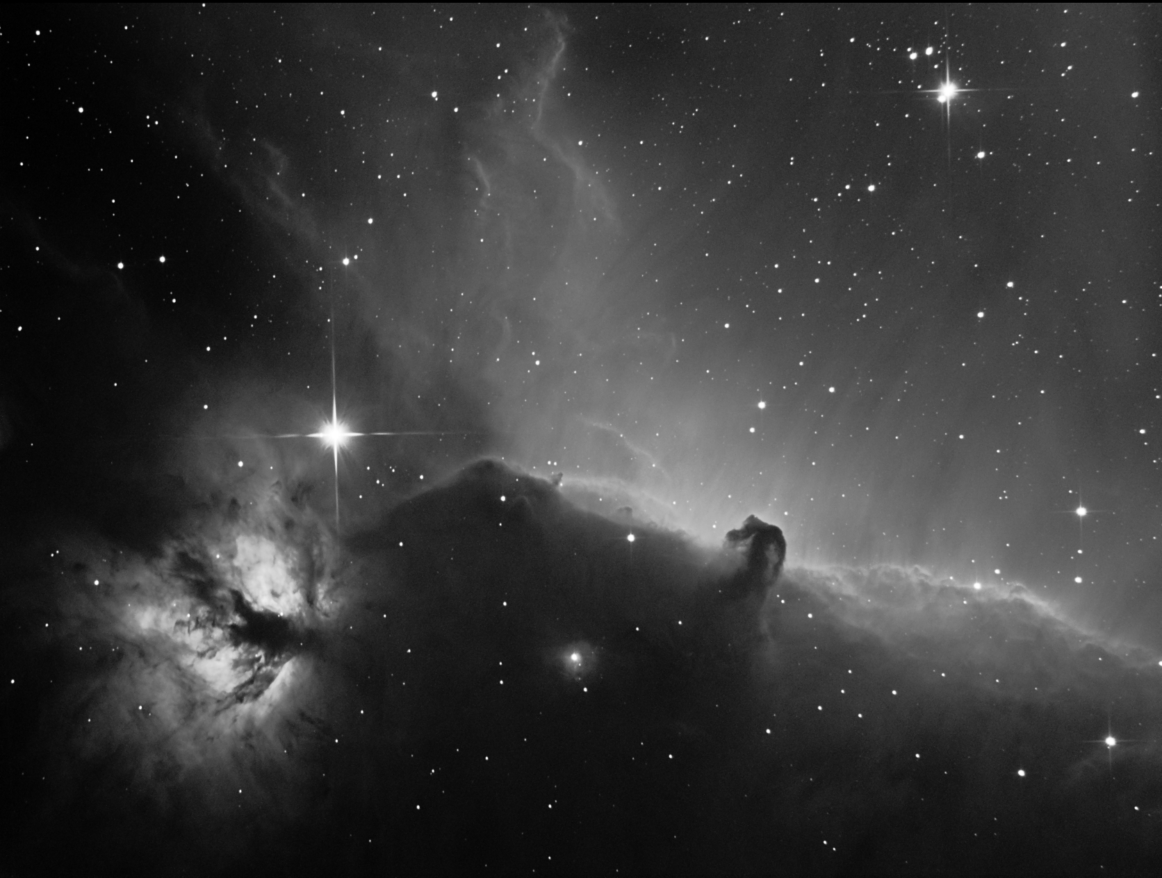 NGC2024, IC434 Horsehead v Ha