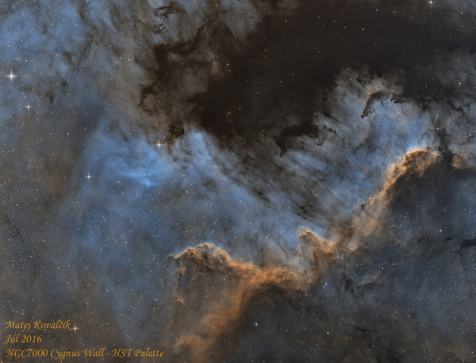 NGC7000 Cygnus Wall - HST
