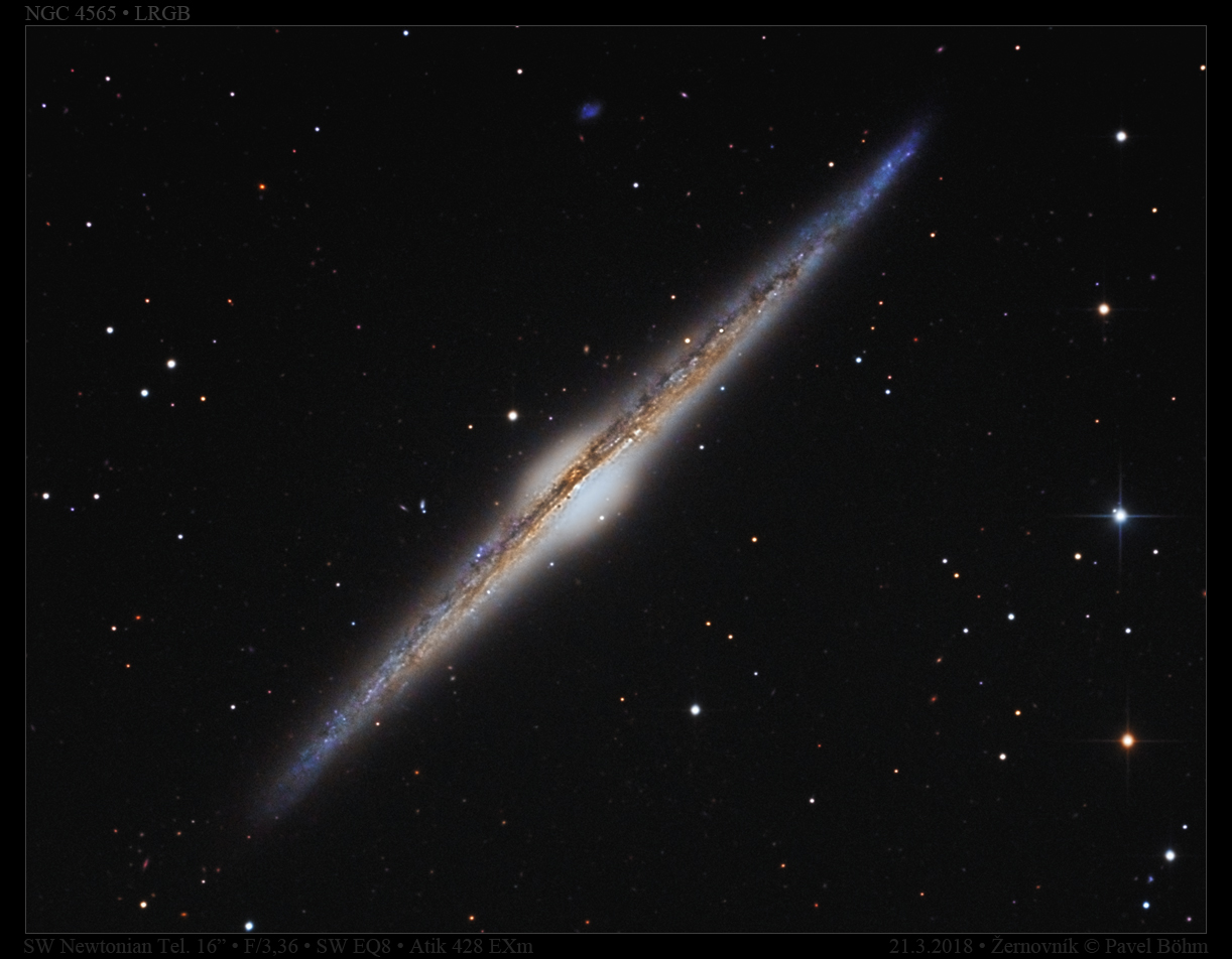 NGC4565 v LRGB