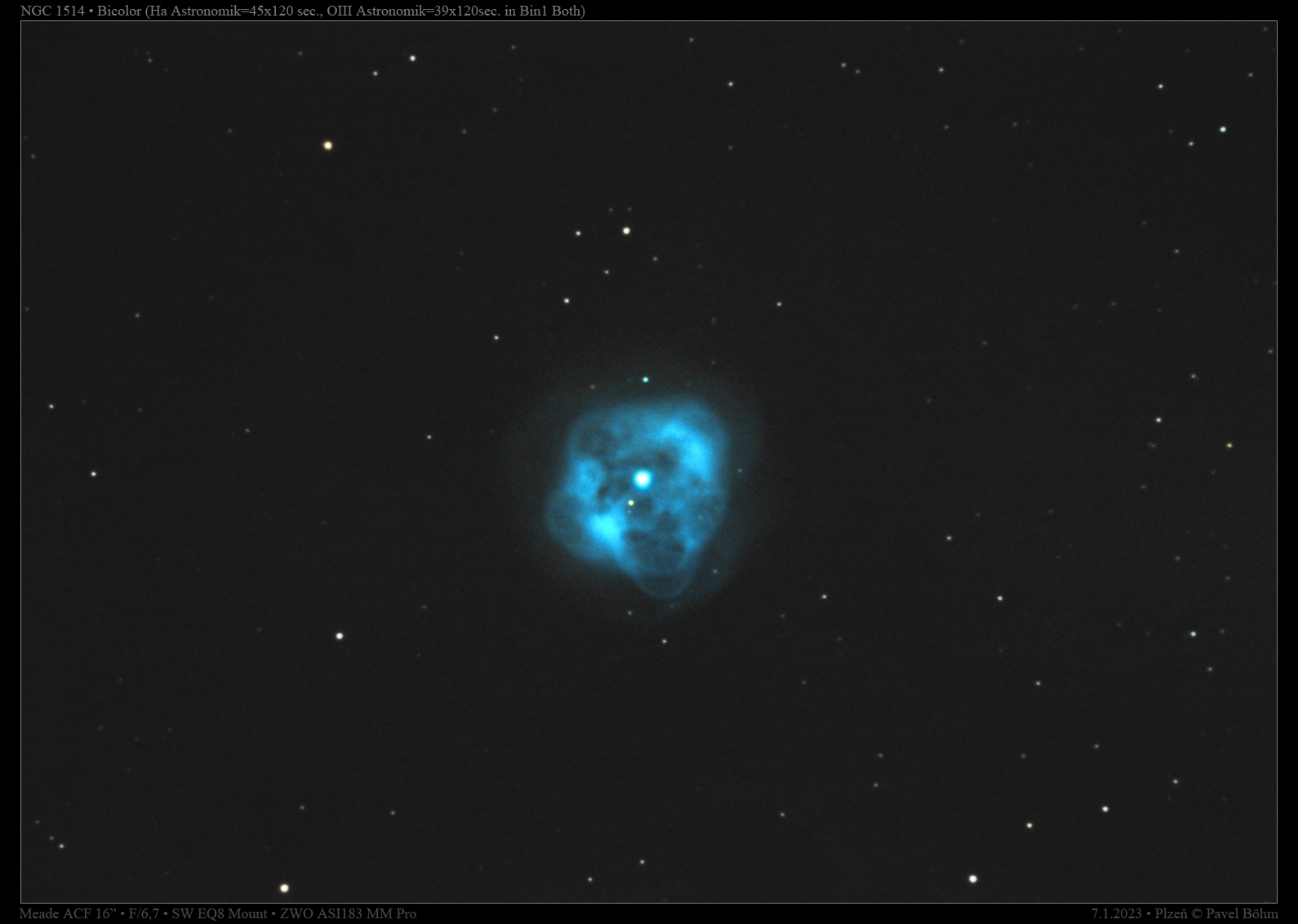 NGC1514 Bicolor