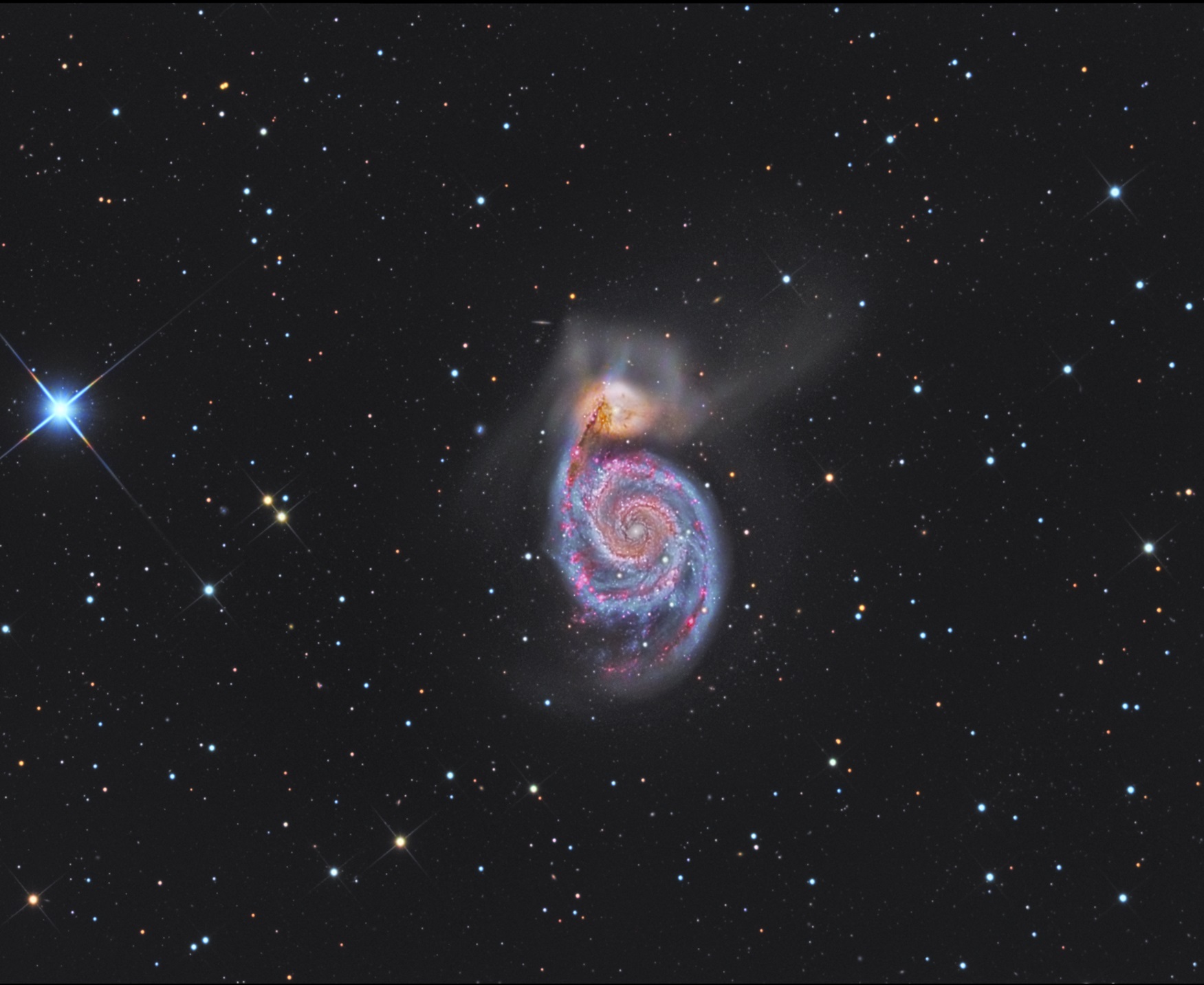 M51 HaLRGB