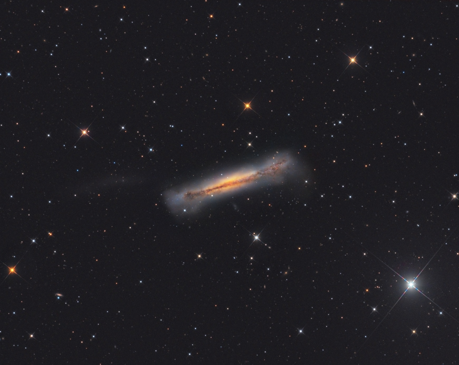 NGC3628- LRGB