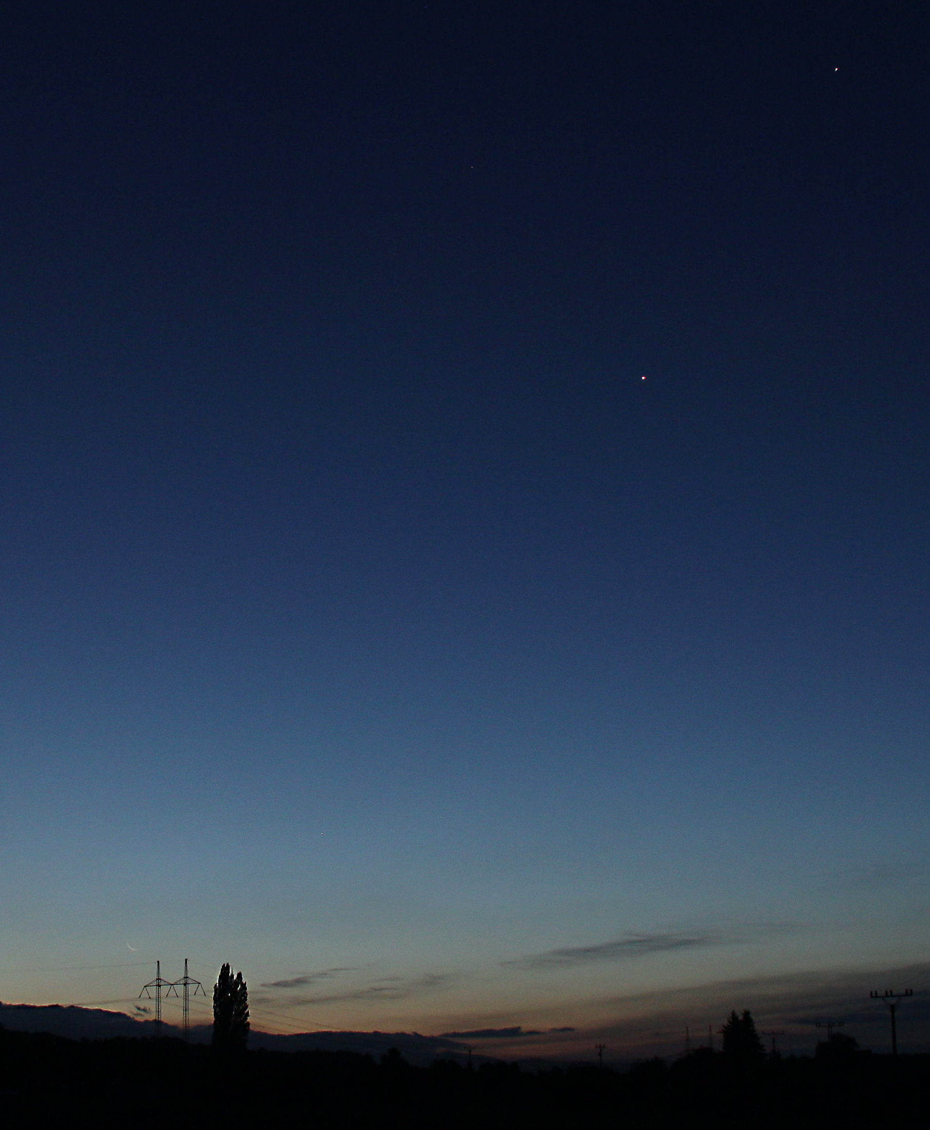 Měsíc-Merkur-Venuše-Jupiter