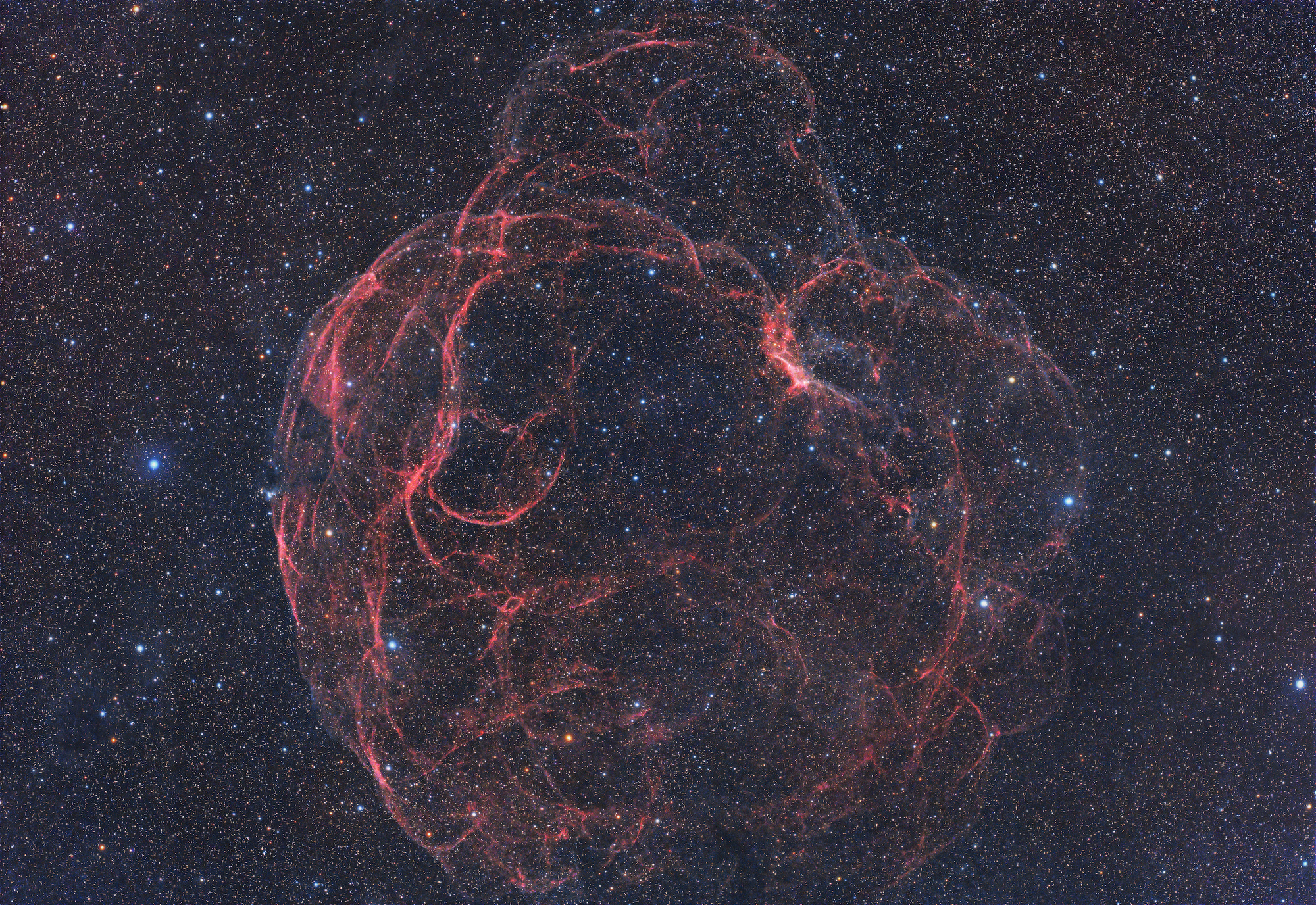 SH2-240 Spaghetti nebula