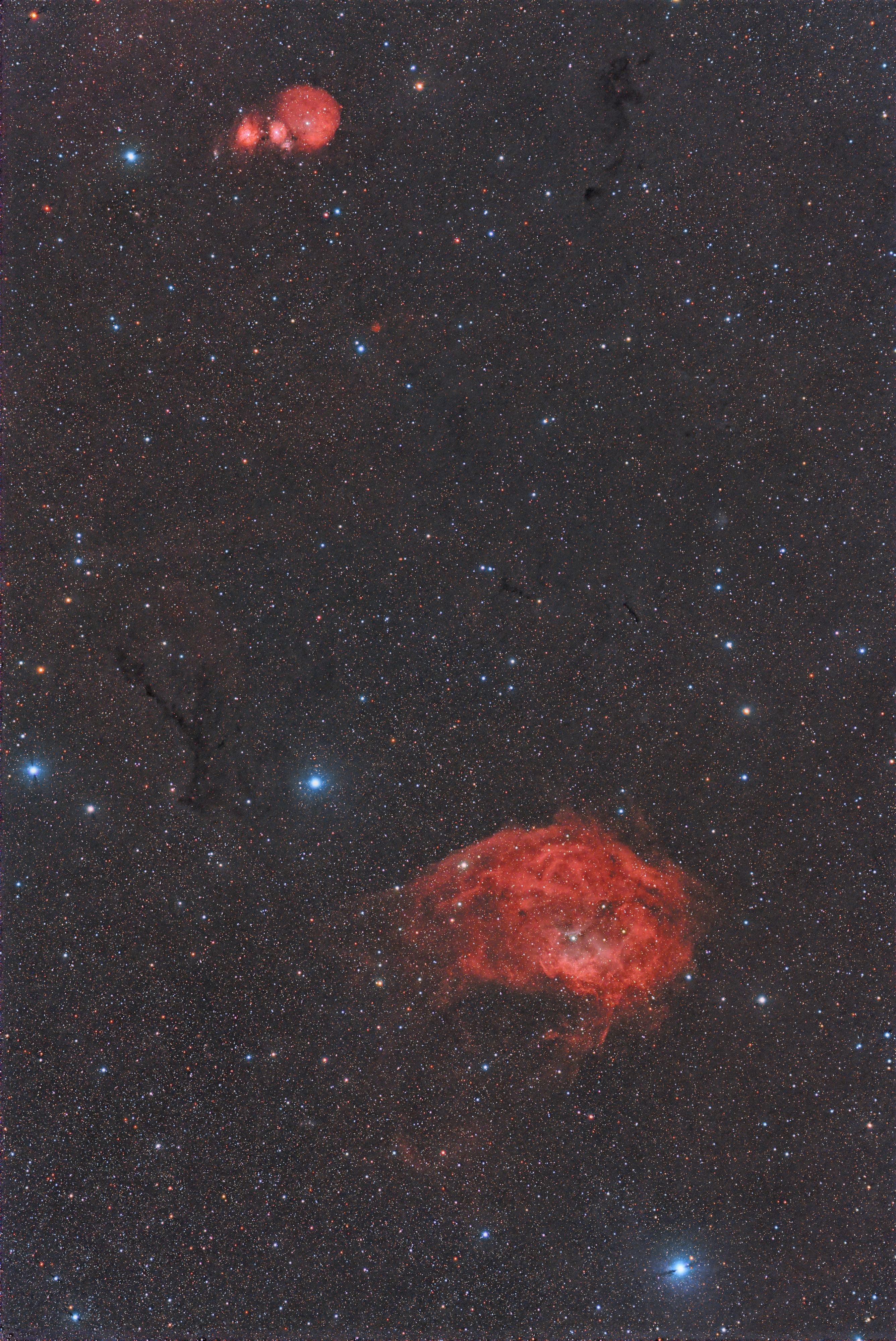 Sh2-261, Sh2-257, Sh2-255, Sh2-254, Lower's Nebula