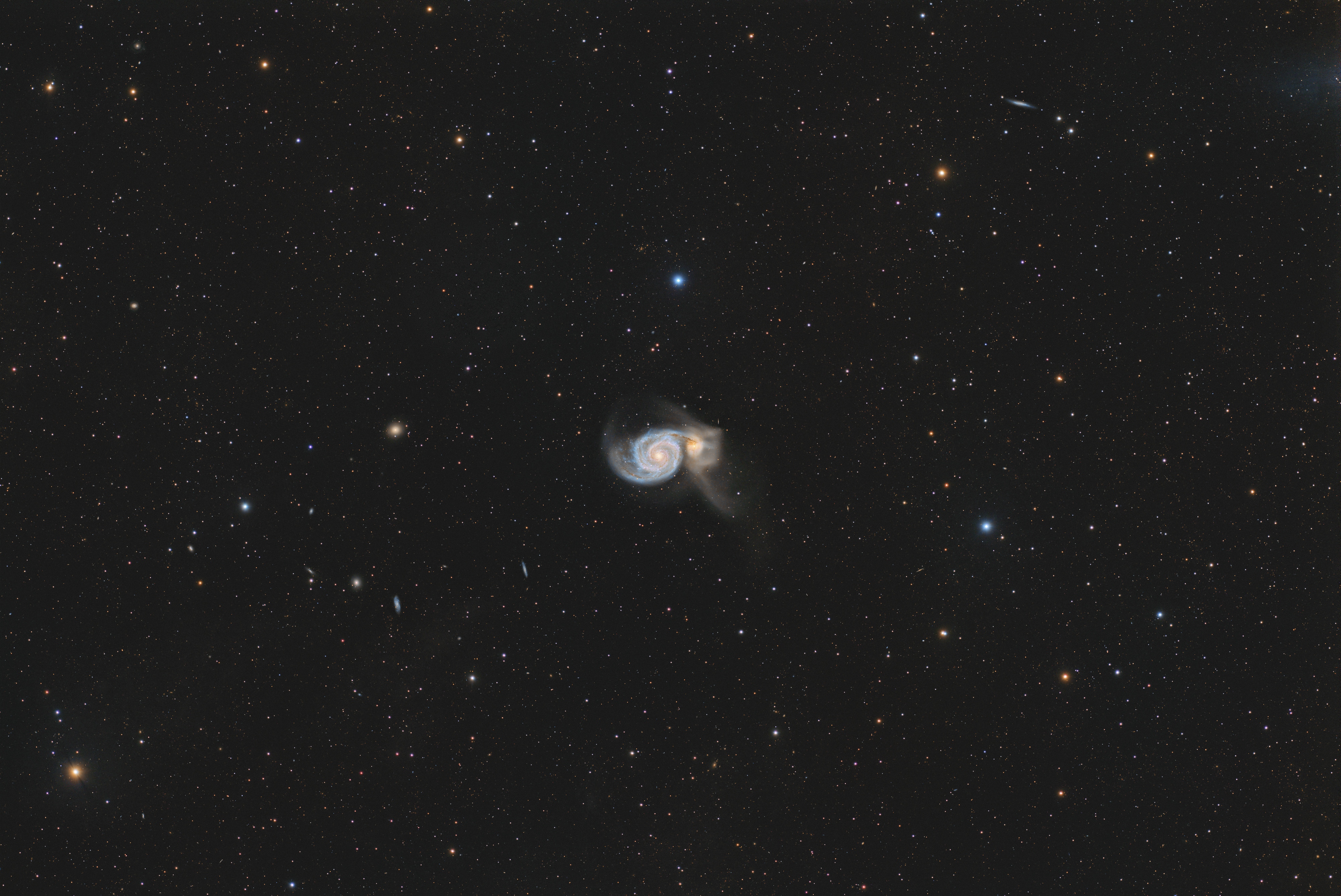 M51 and Zwicky 6057