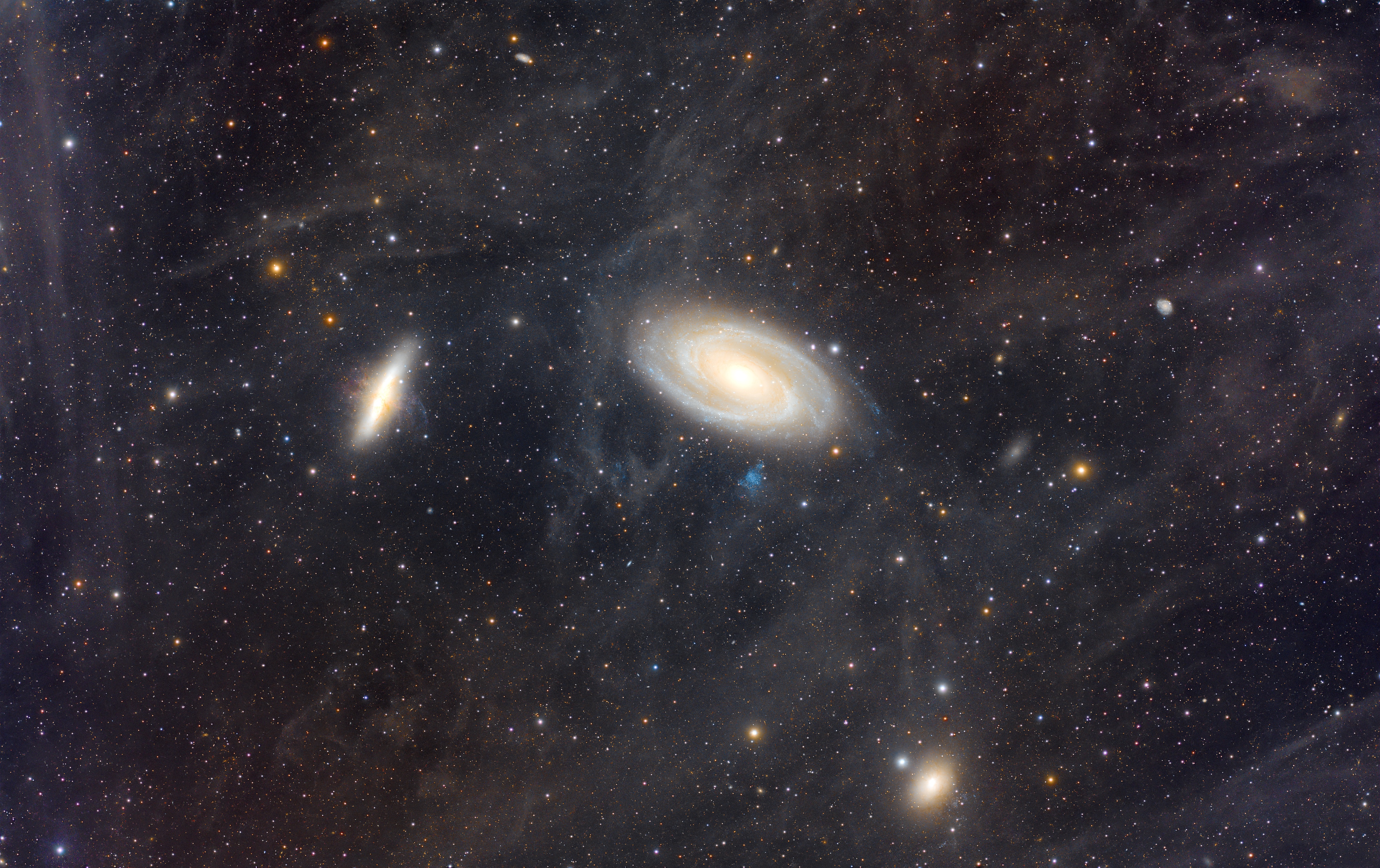 M81, M82 Bodeho galaxie