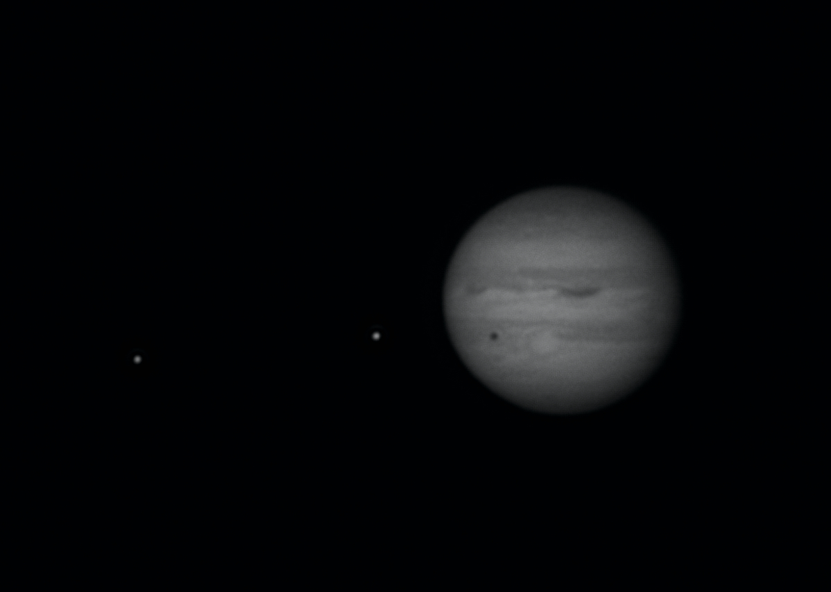Jupiter, Io, Europa