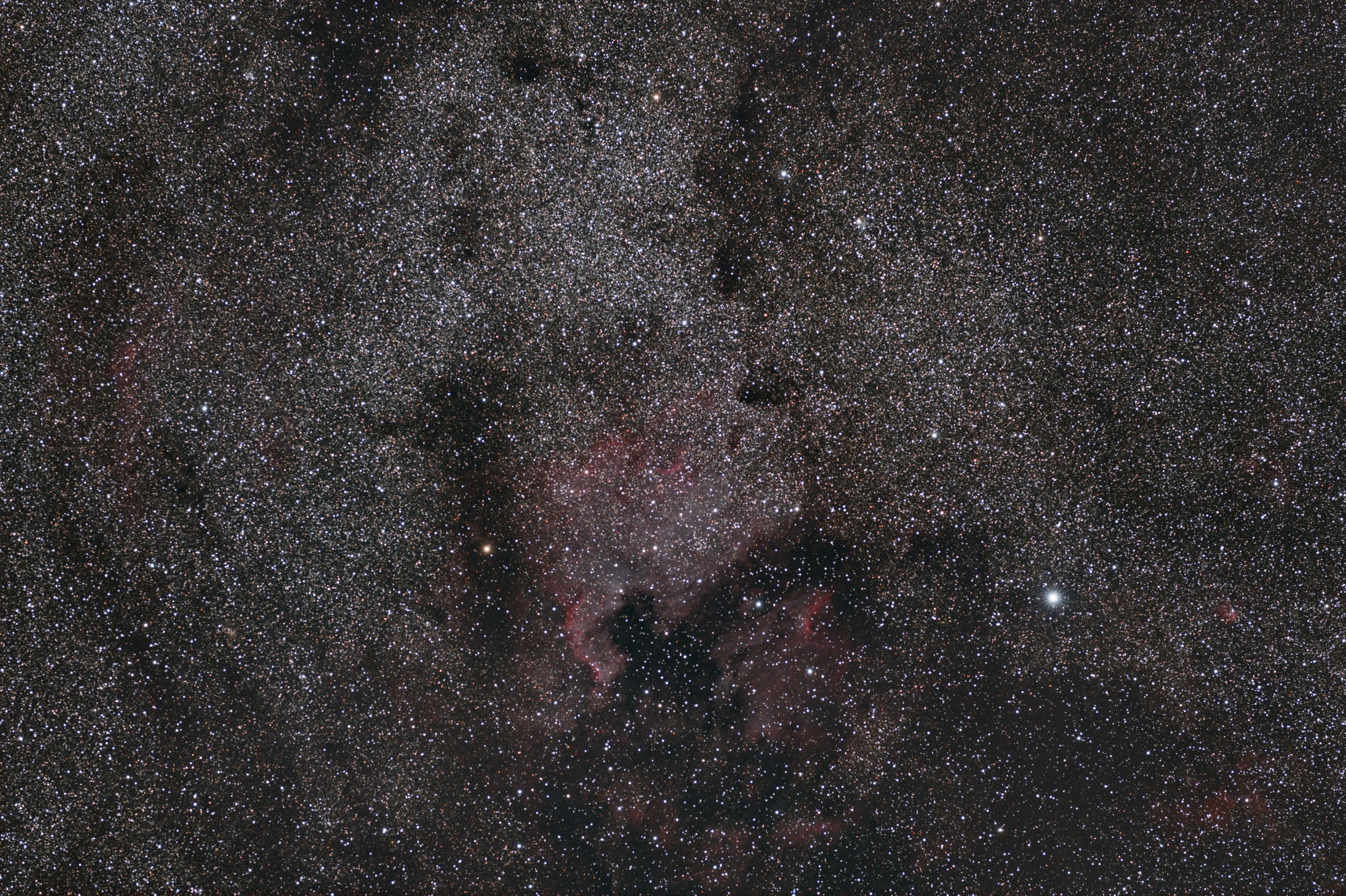NGC 7000 - Severná Amerika