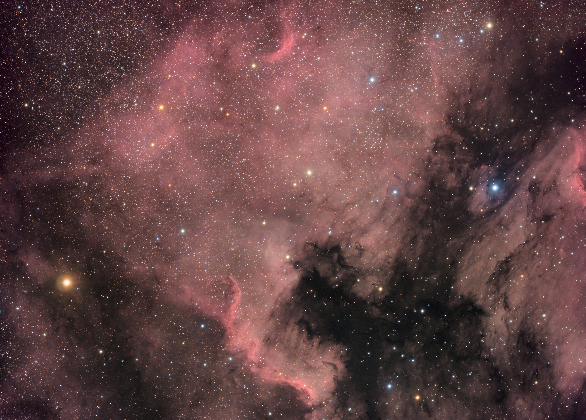 NGC7000 Severní Amerika HaRGB