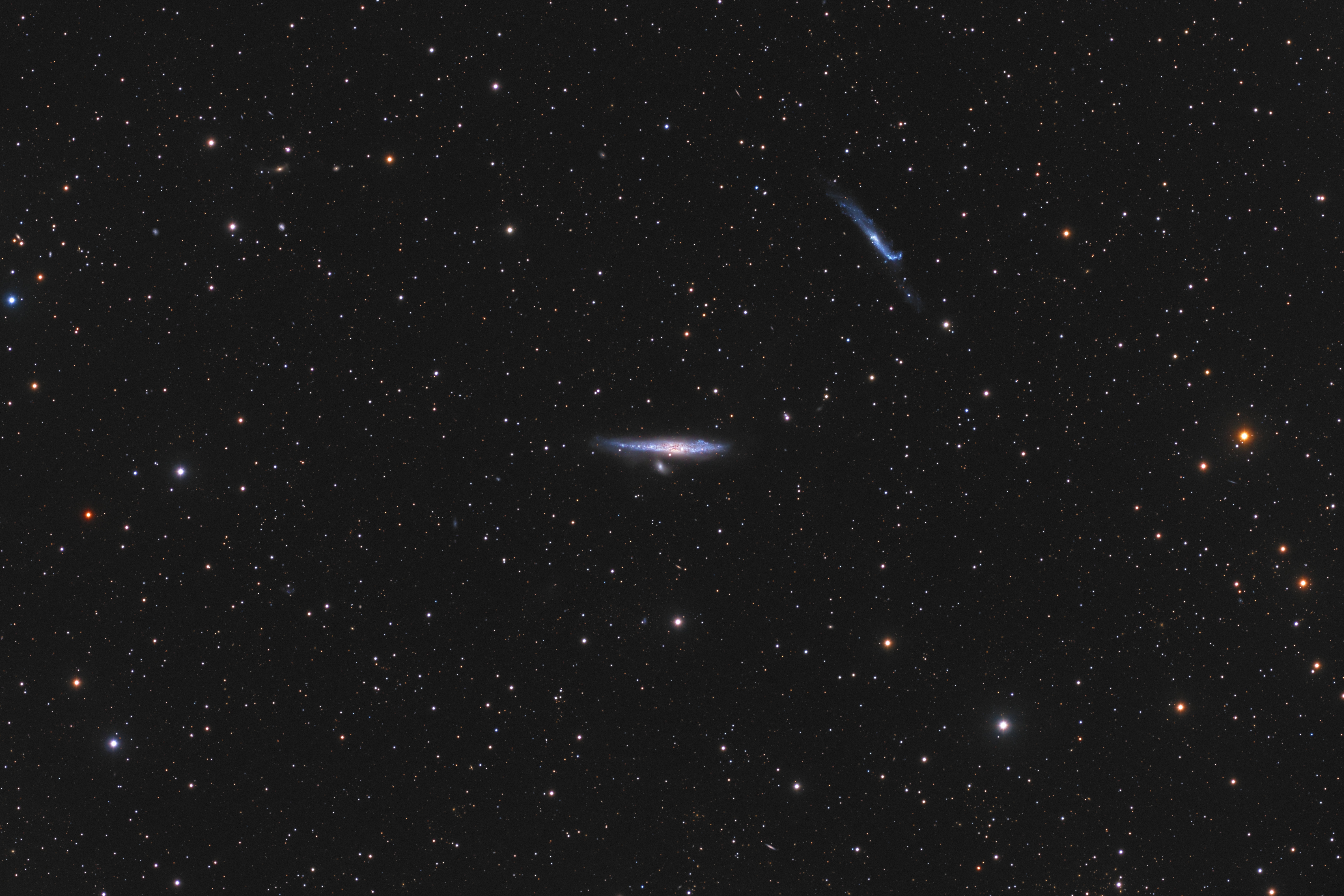 NGC4631 Velryba, NGC4656 Hokejka