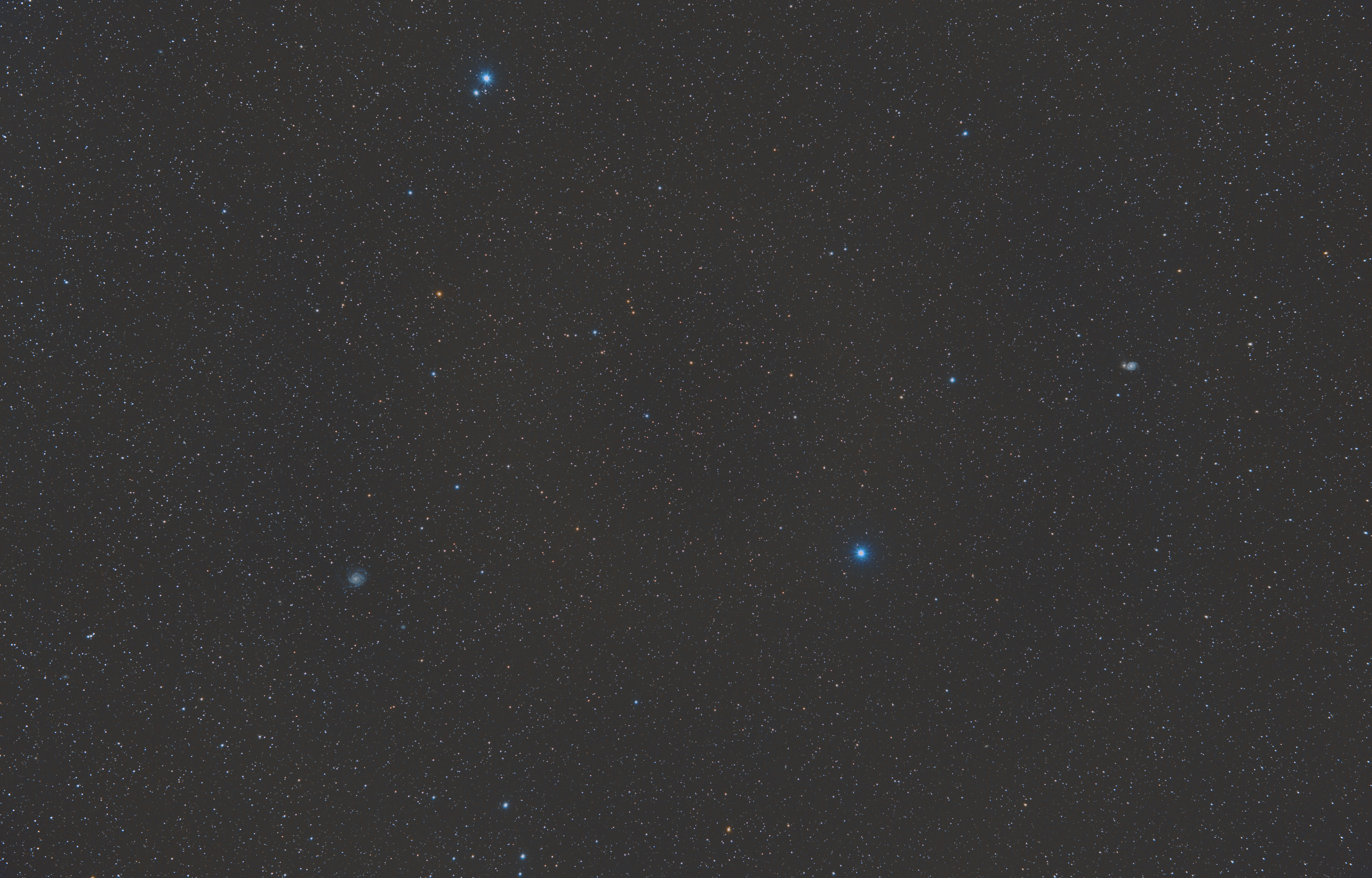 NGC5575, M101, NGC5474, M51, NGC5296