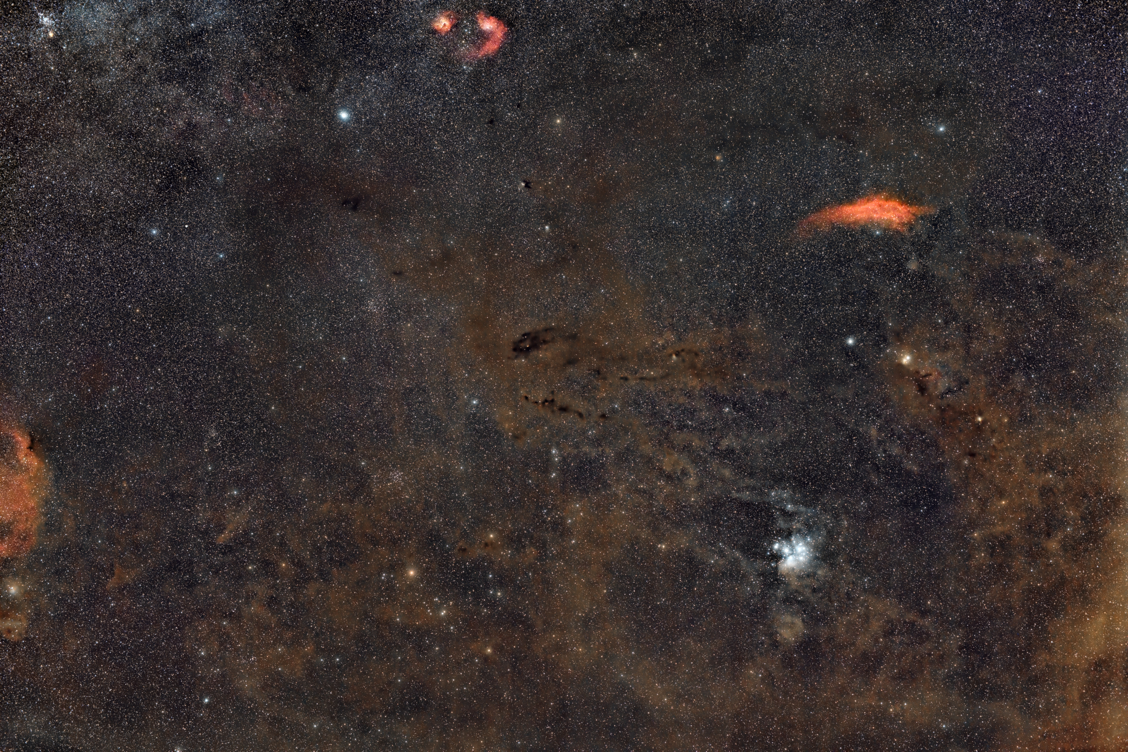 IC410 NGC1893 NGC1499 M45