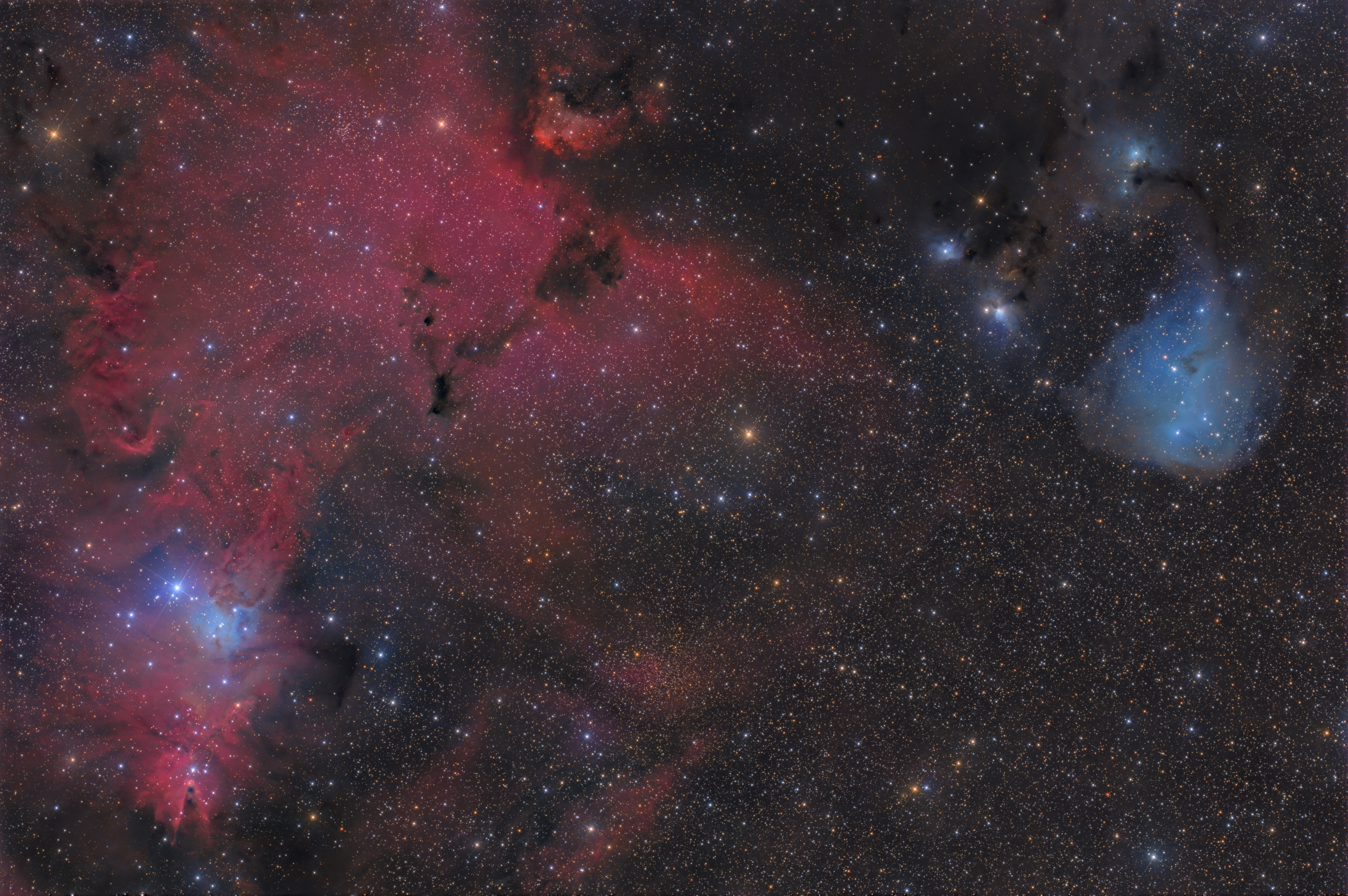 NGC2259, NGC2264, IC446, NGC2247, NGC2245, IC2169