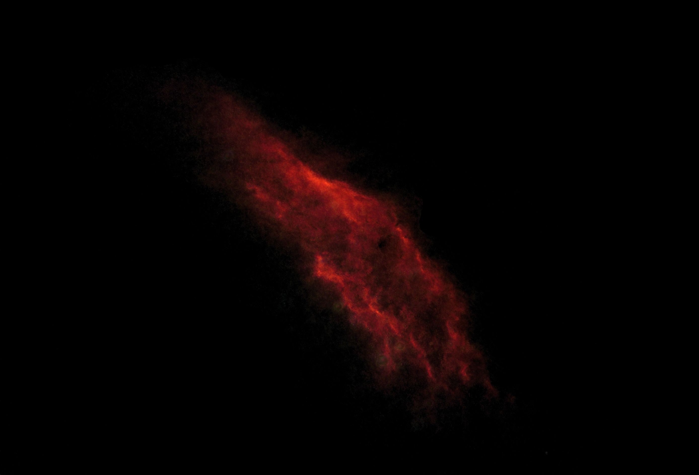 NGC1499 Callifornia bez hviezd