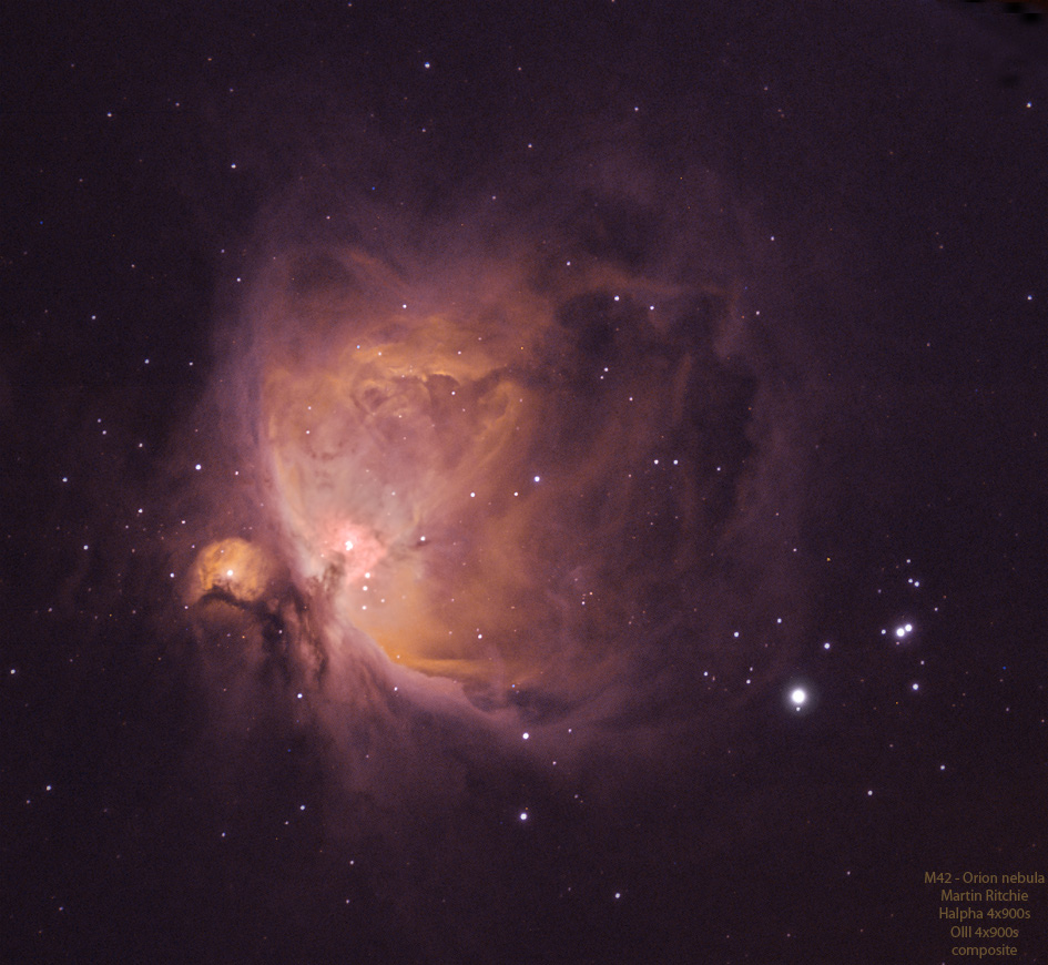 M42, bicolor, HDR