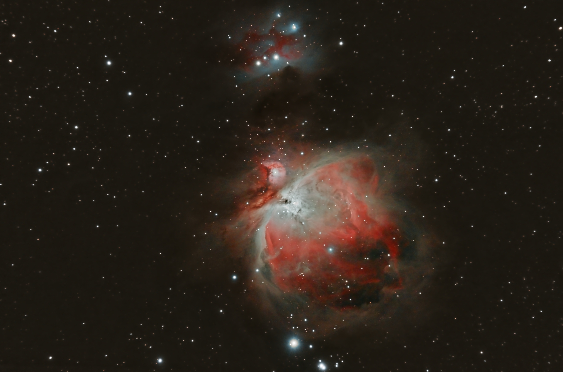 M42, M43, NGC1977 - nové spracovanie